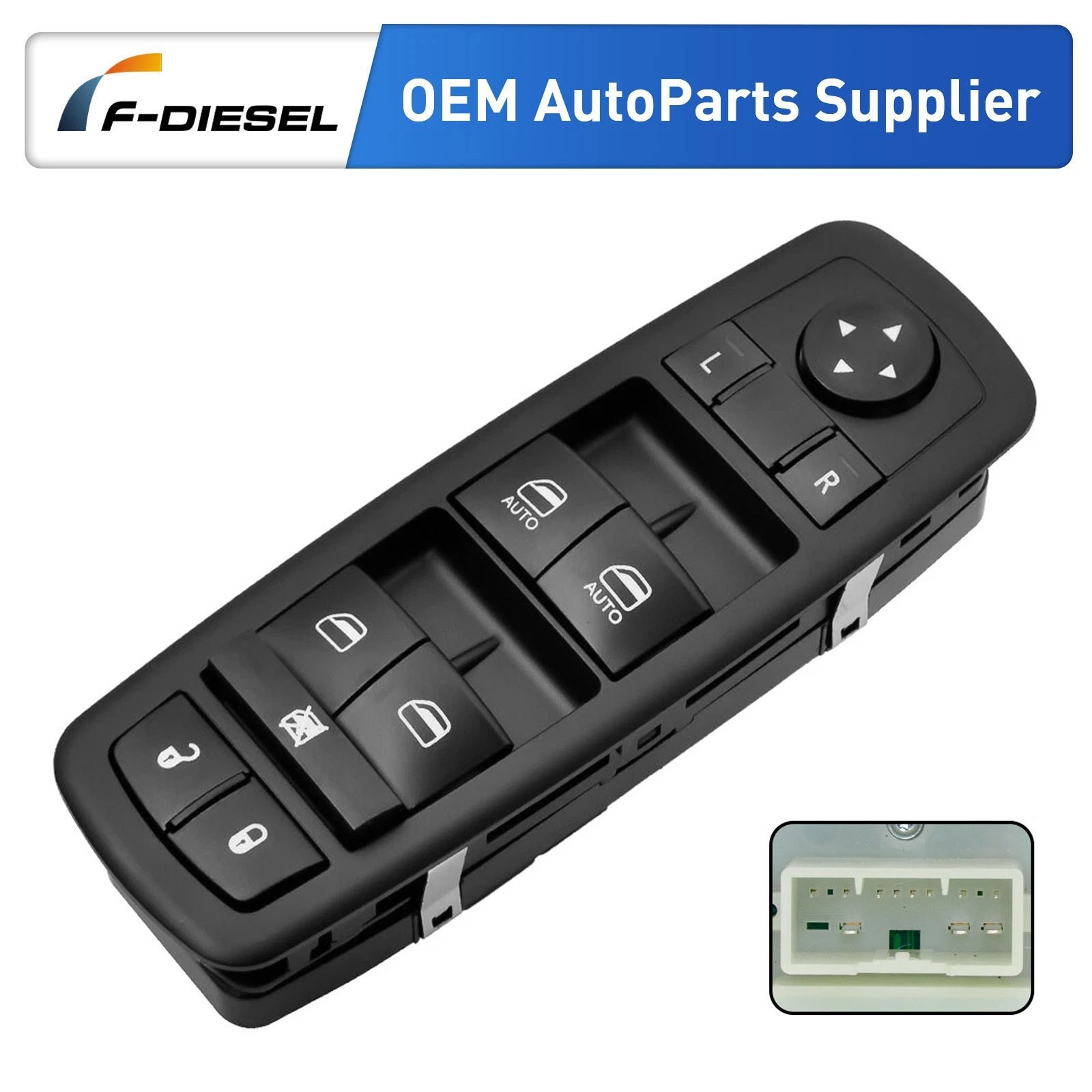 Fit For 2011-2013 Jeep Grand Cherokee Master Power Window Door Switch Front Left