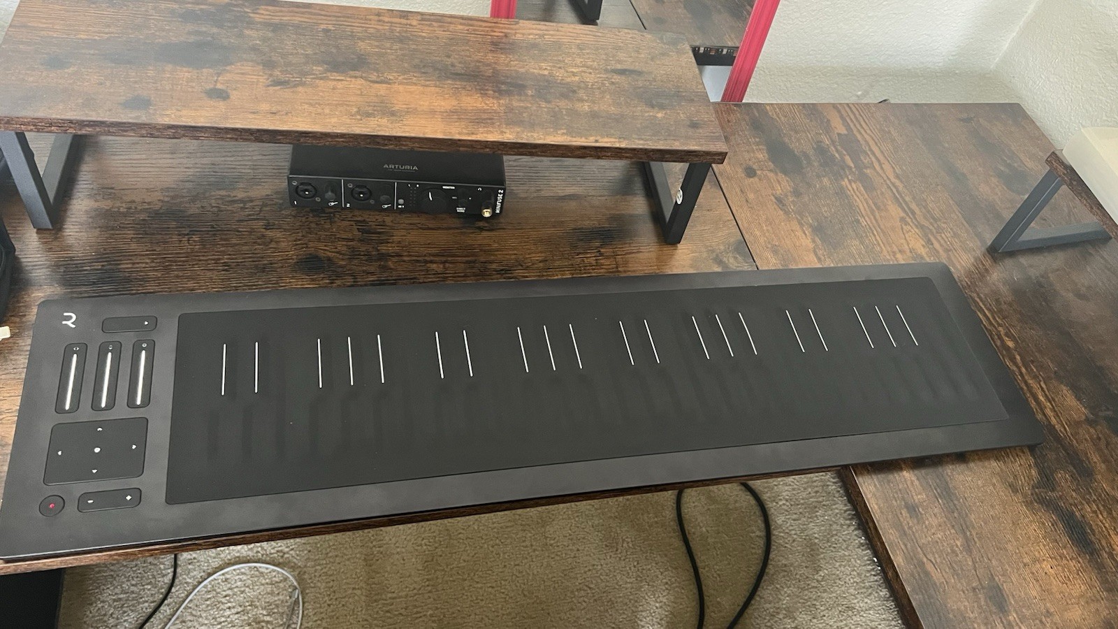 ROLI Seaboard RISE 49 49-Key Synth MIDI Controller Aftertouch USB + Case