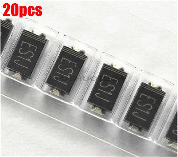 20Pcs Diode Fast Recovery 600V 1A ES1J SF18 Smd Ic New rm