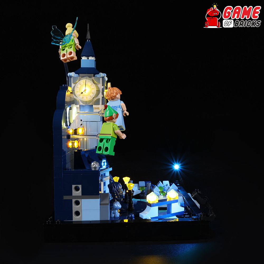 LED Light Kit for LEGO Peter Pan & Wendy's Flight over London 43232