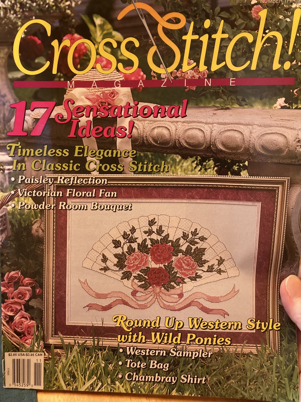 CROSS STITCH MAGAZINE! October/November 1992 Color Charts