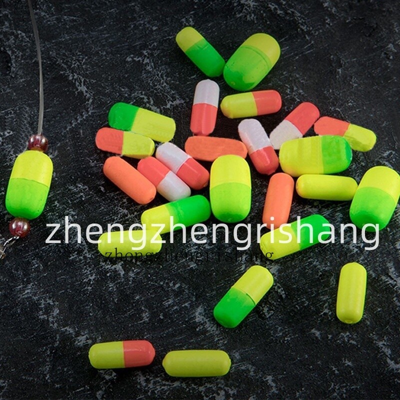 50Pcs Pompano Rig Floats Foam Float Cylinder Float Snell Floats for Surf Fishing