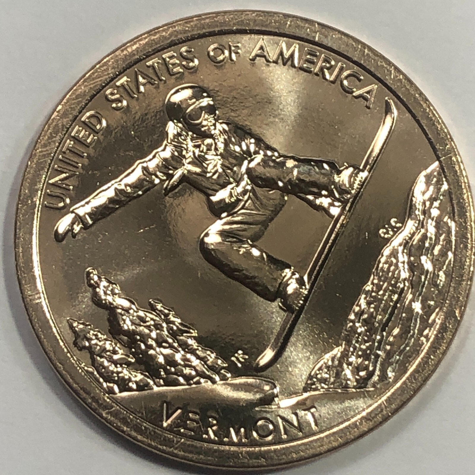 2022- P&D  Vermont - American Innovation $1 Coin Set