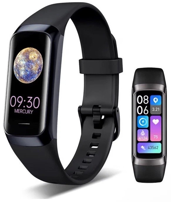 Fitness Tracker 24/7 Heart Rate Blood Oxygen Blood Pressure Body Temp Sleep Trk