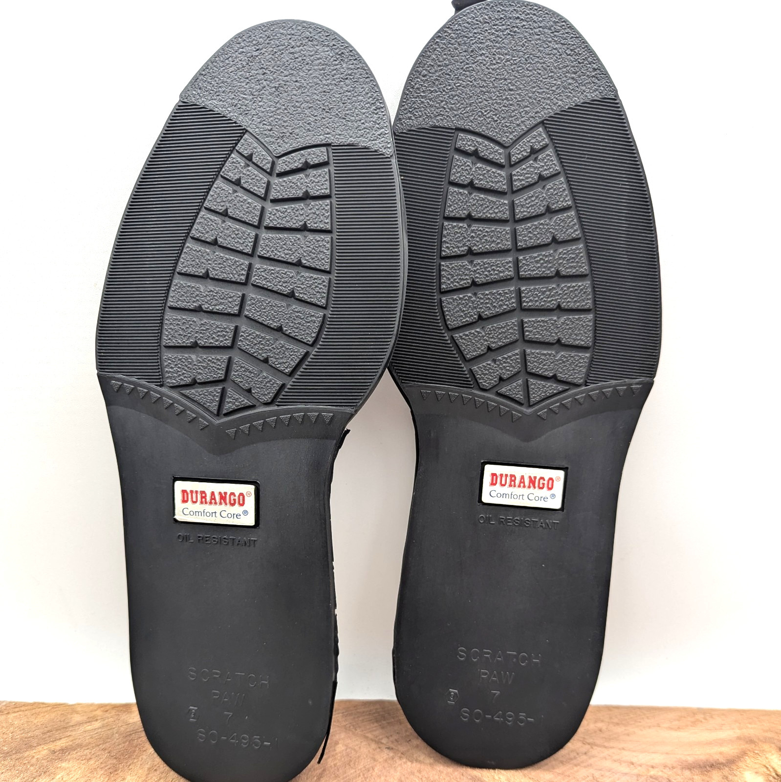 Durango Comfort Core Scratch Paw Sole Oil Resistant 1 Pair Black Soles 12" L