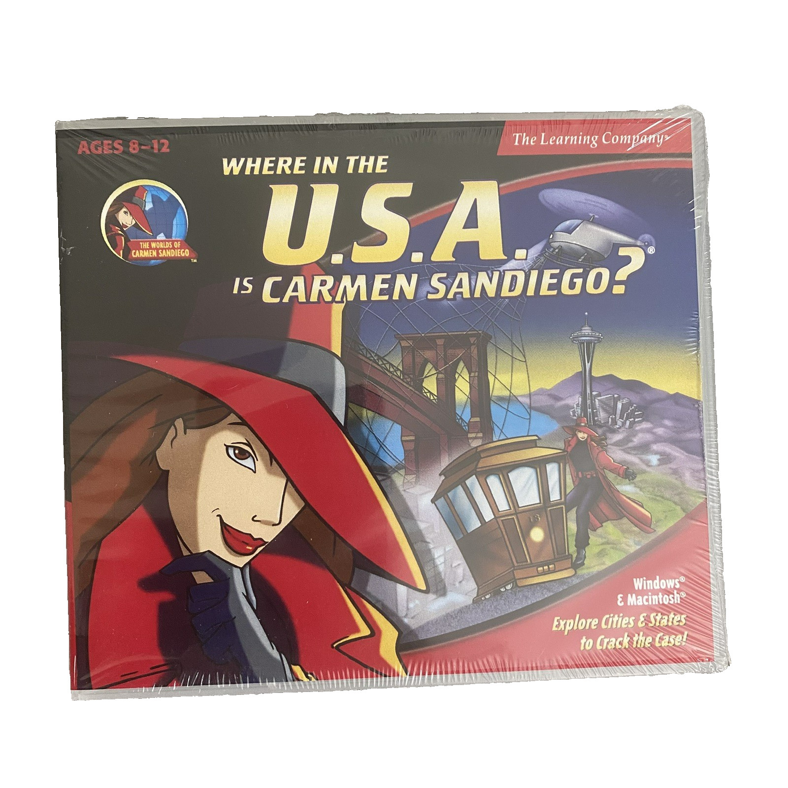 Where in the USA is Carmen Sandiego v3.5 (PC, 1998) -New Sealed