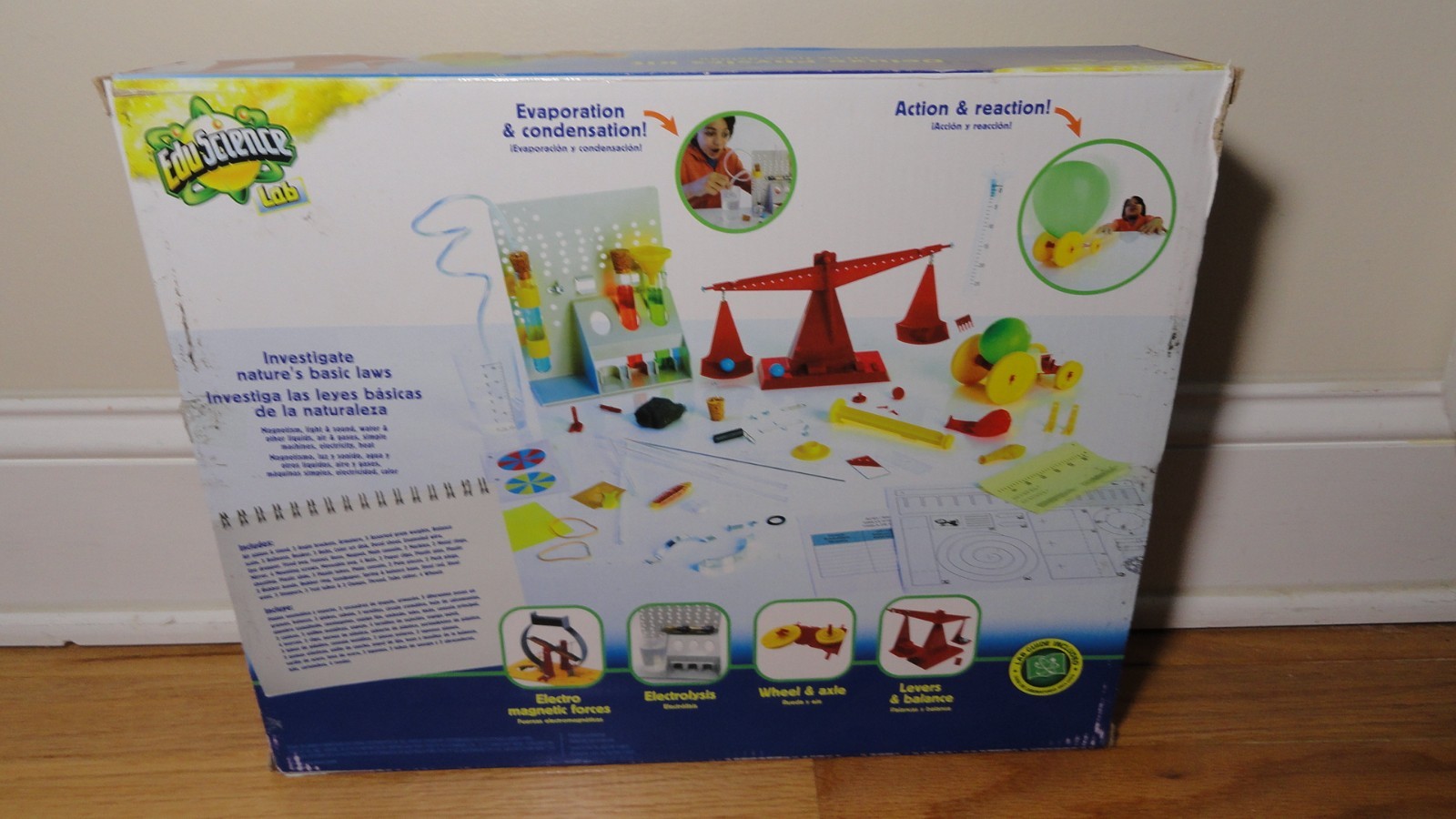 EduScience Lab Deluxe Physics Kit Science STEM New Sealed 8+yes 250+ Experiments