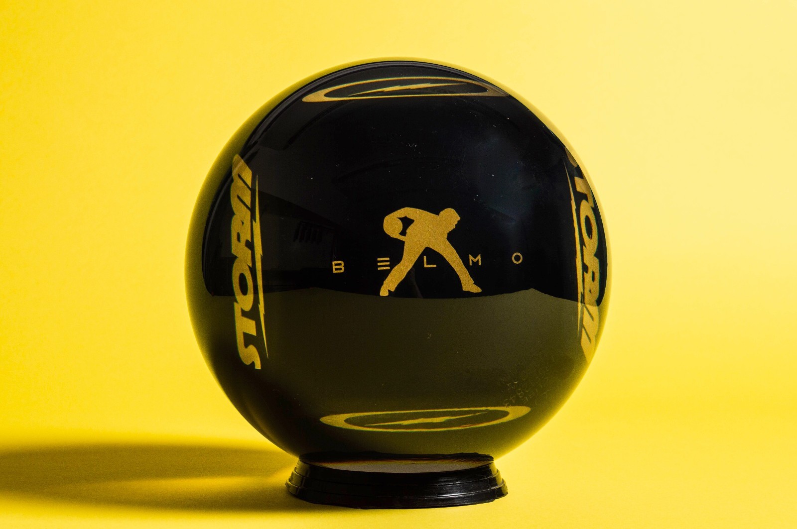 Storm Clear Belmo Black/Gold 15lb NEW Bowling Ball NIB Overseas Spare Undrilled