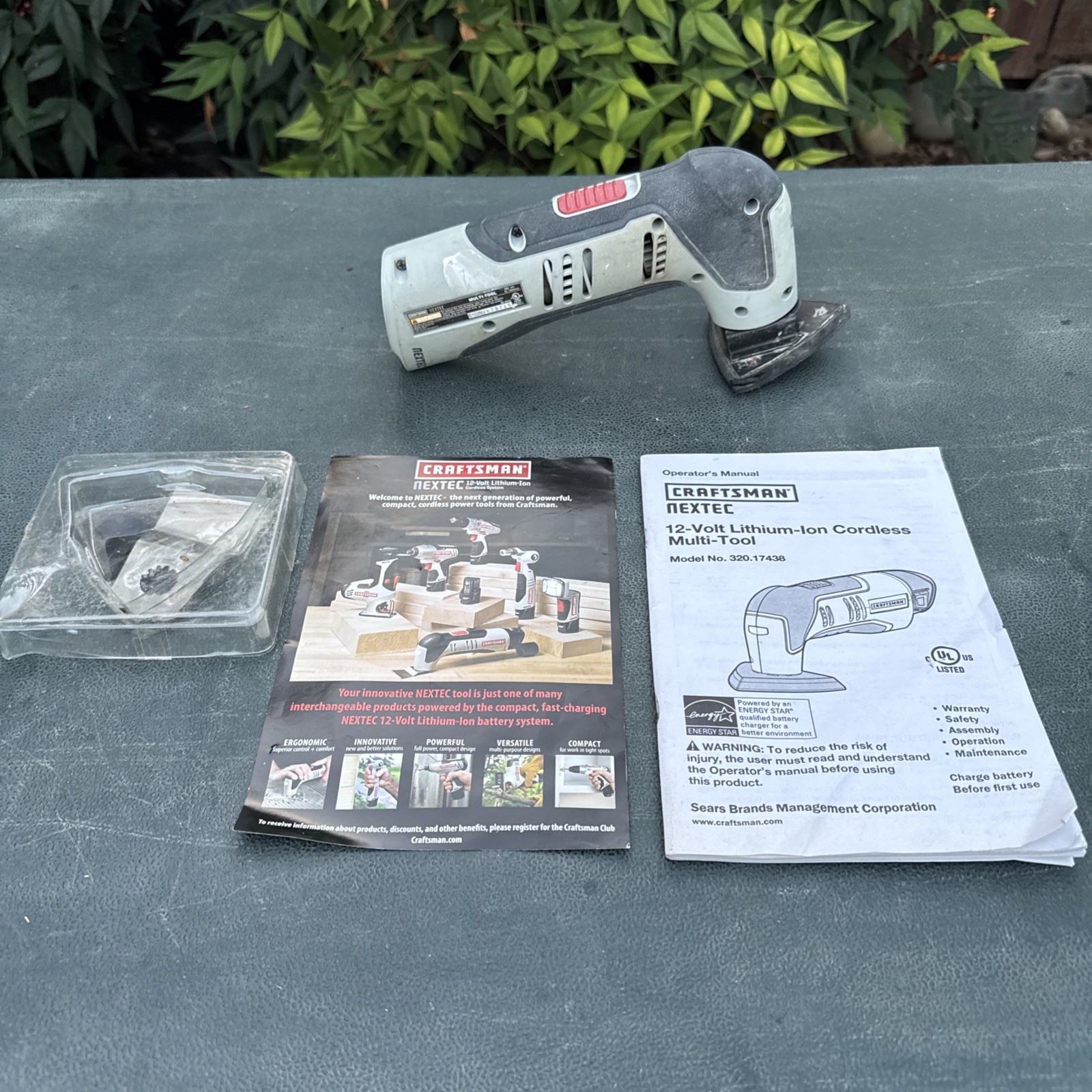 Craftsman Nextec 12-Volt Cordless Multi-Tool +Manual (TOOL ONLY) Model 320.17438