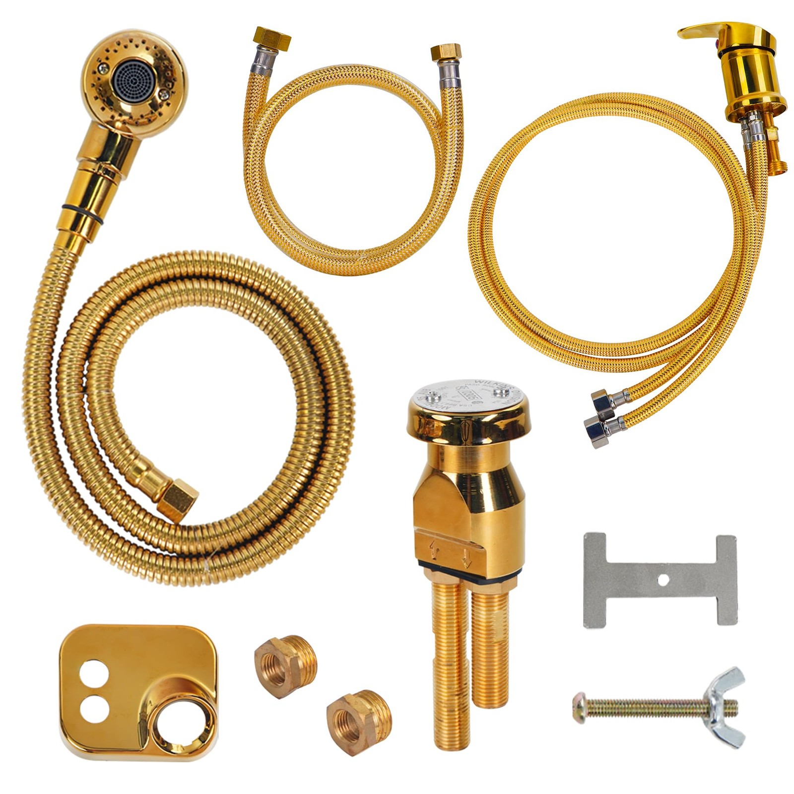 Salon Shampoo Bowl Faucet Vacuum Breaker Kit Spa Beauty Salon Shampoo Bowl Si...