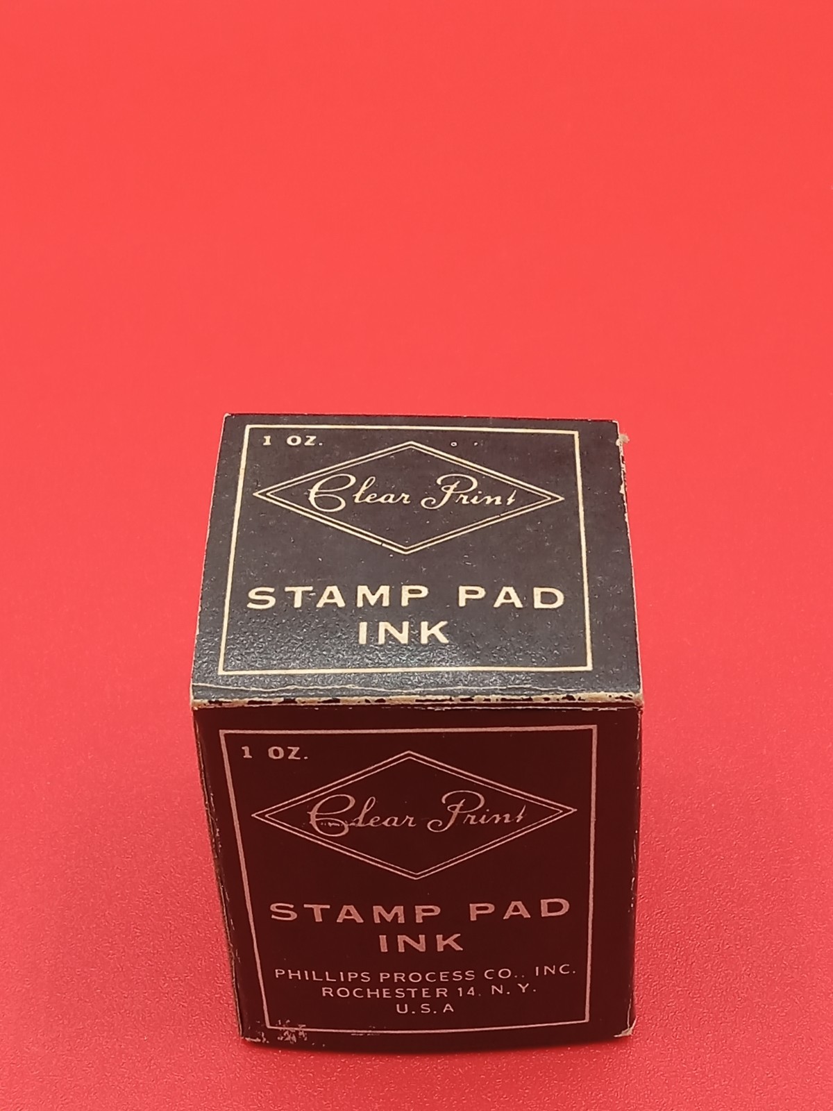Vintage Clear Point stamp pad ink NOS