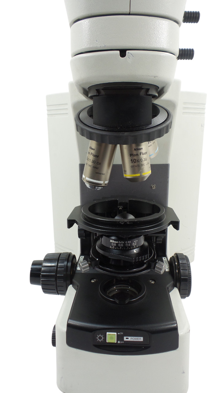 Nikon Eclipse 80i Microscope W/3 Objectives - Free Shipping