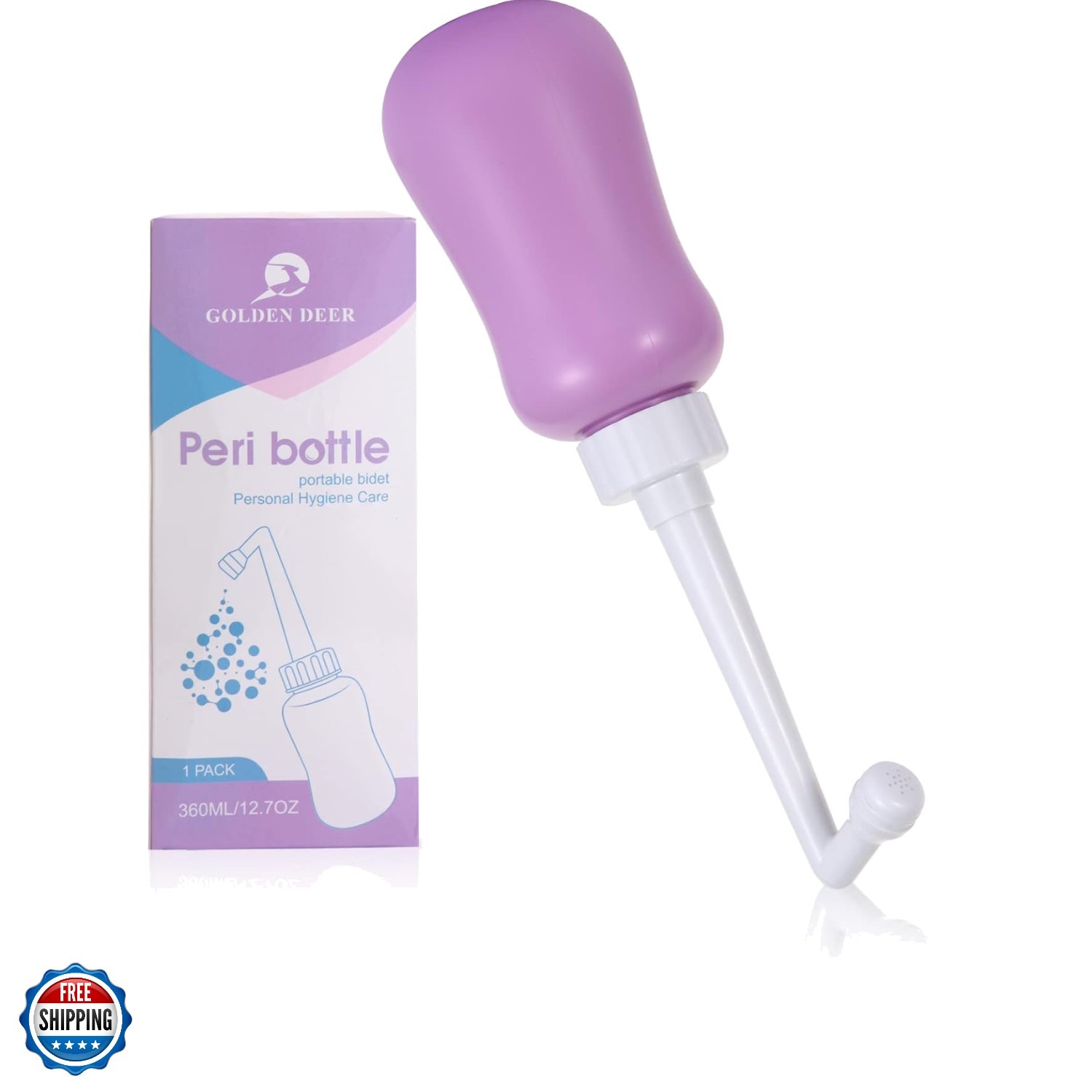 Peri Bottle for Postpartum Care for Perineal Recovery and Cleansing After Bir...