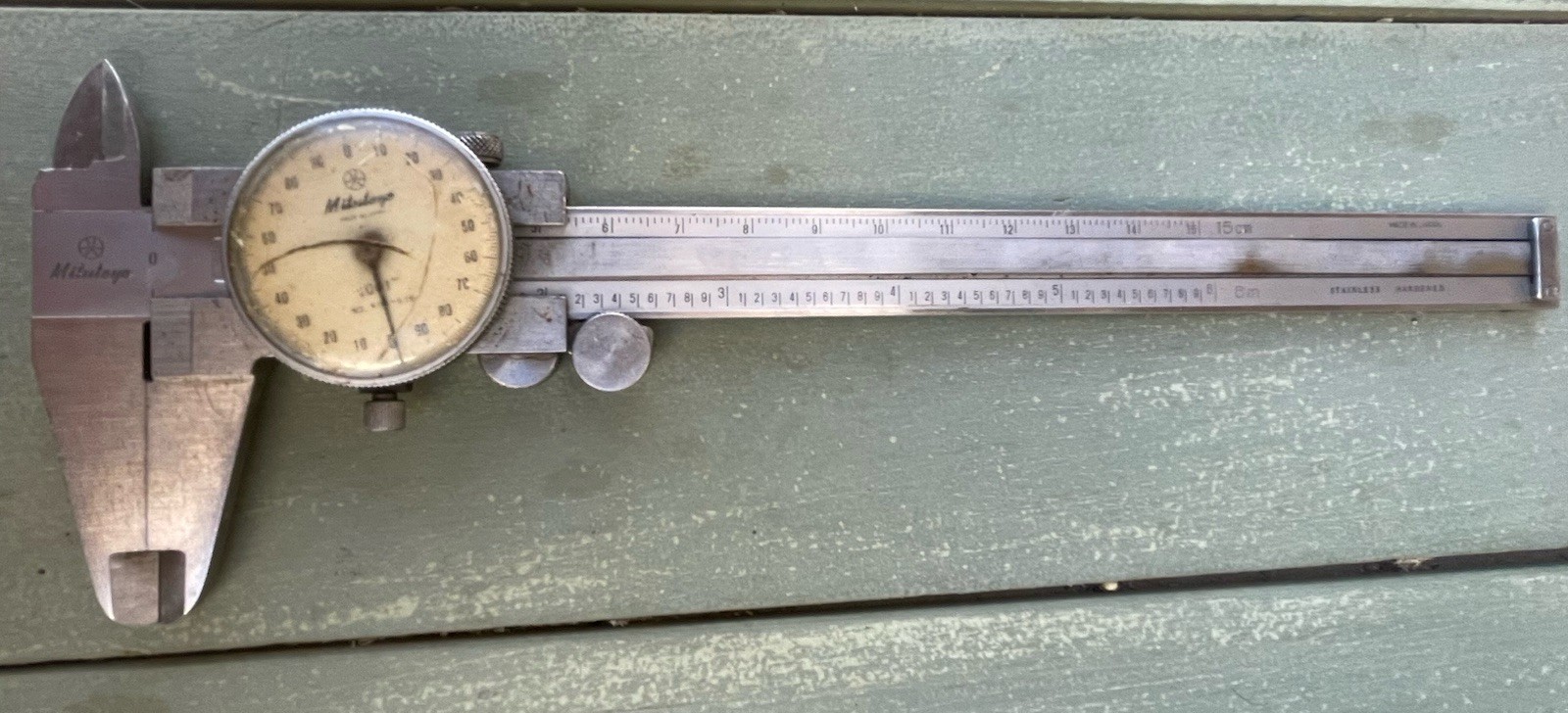 MITUTOYO DIAL CALIPER MICROMETER : 505-626 : MADE IN JAPAN
