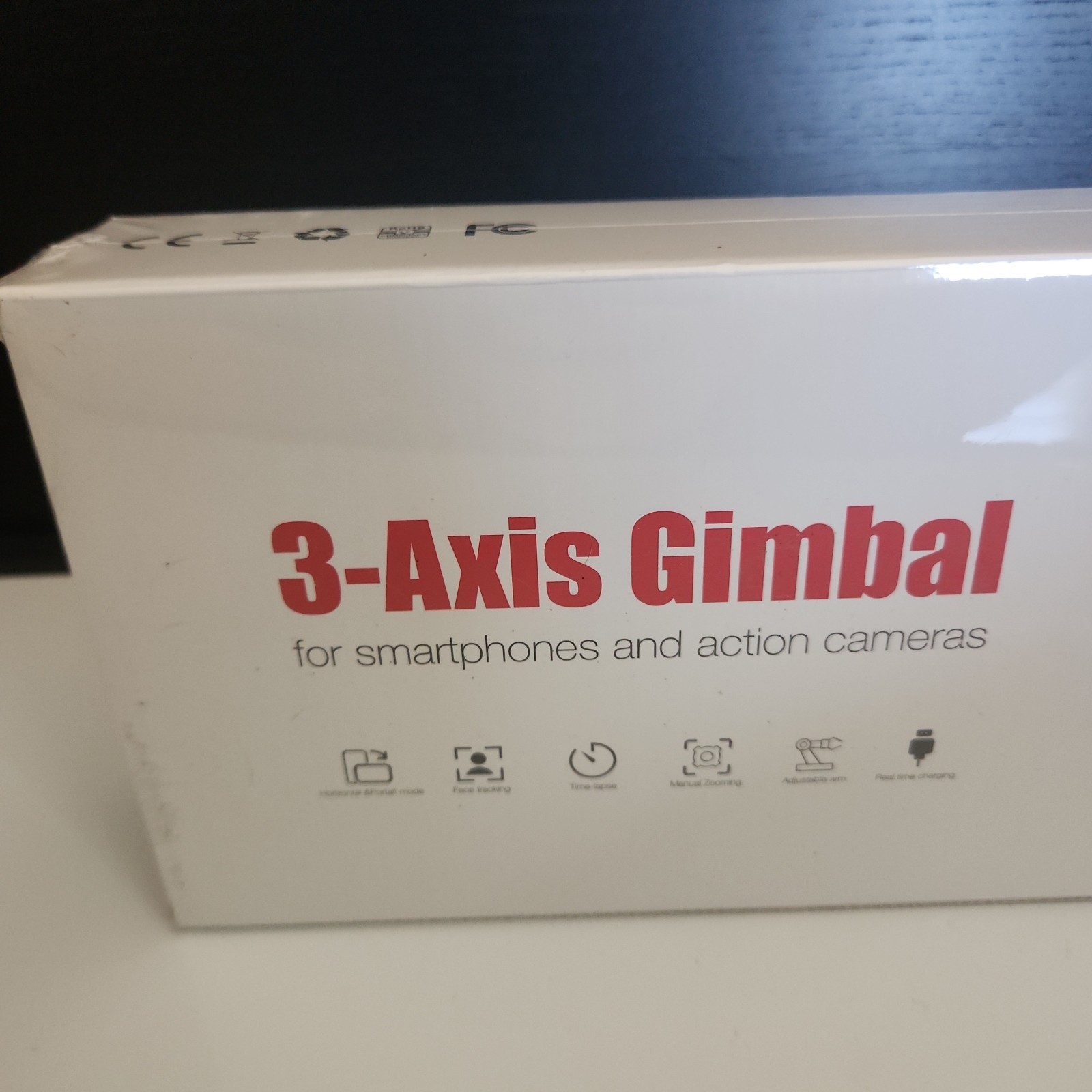 Takeda 3-Axis Handheld Gimbal Stabilizer - Adjustable Arm, Charging - New Sealed