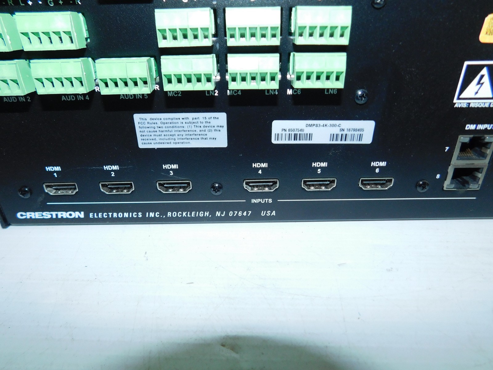 CRESTRON DMPS3-4K-300-C PRESENTATION SYSTEM (PQY49)