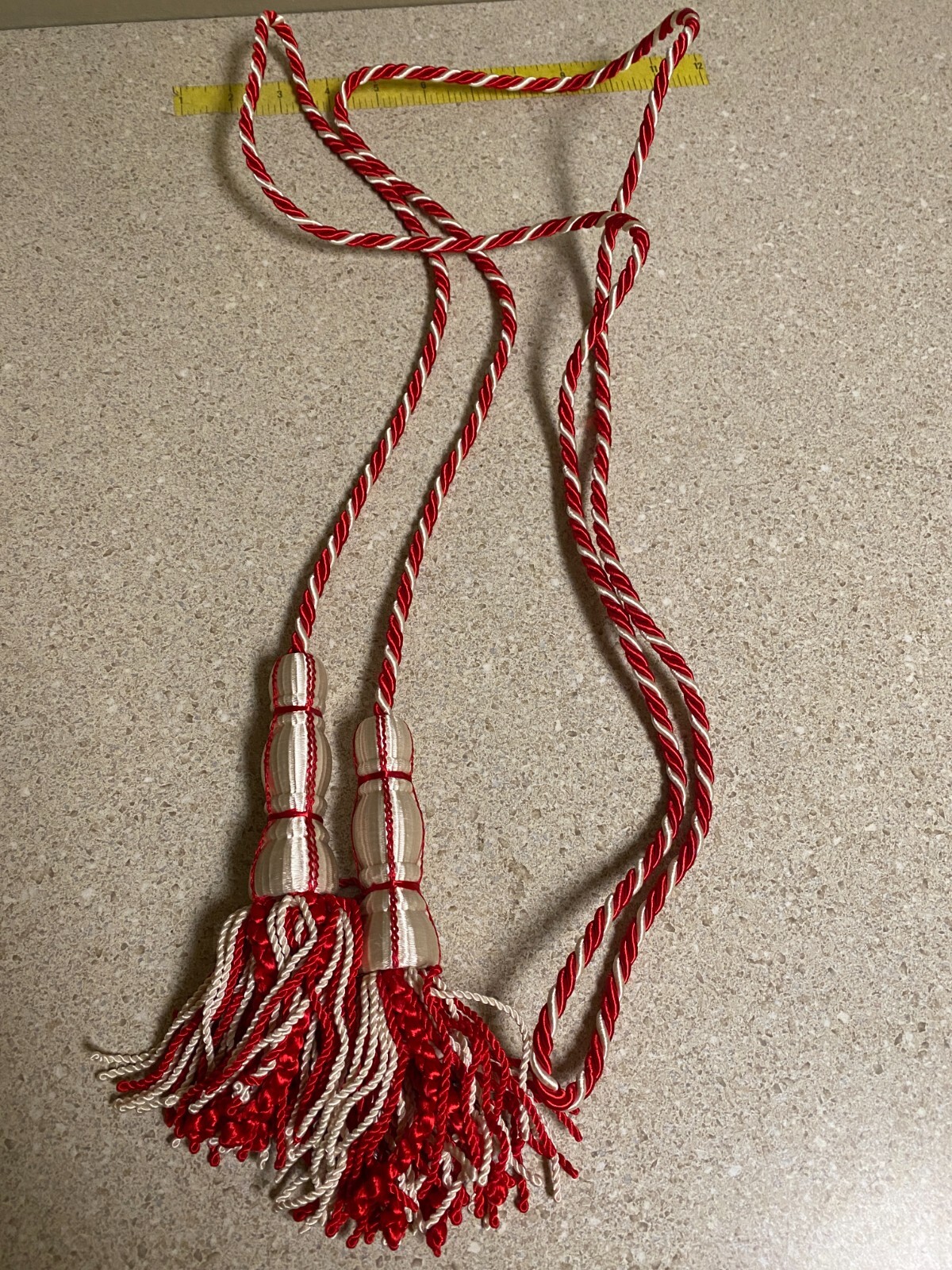Scarlet and White Cords & Tassels