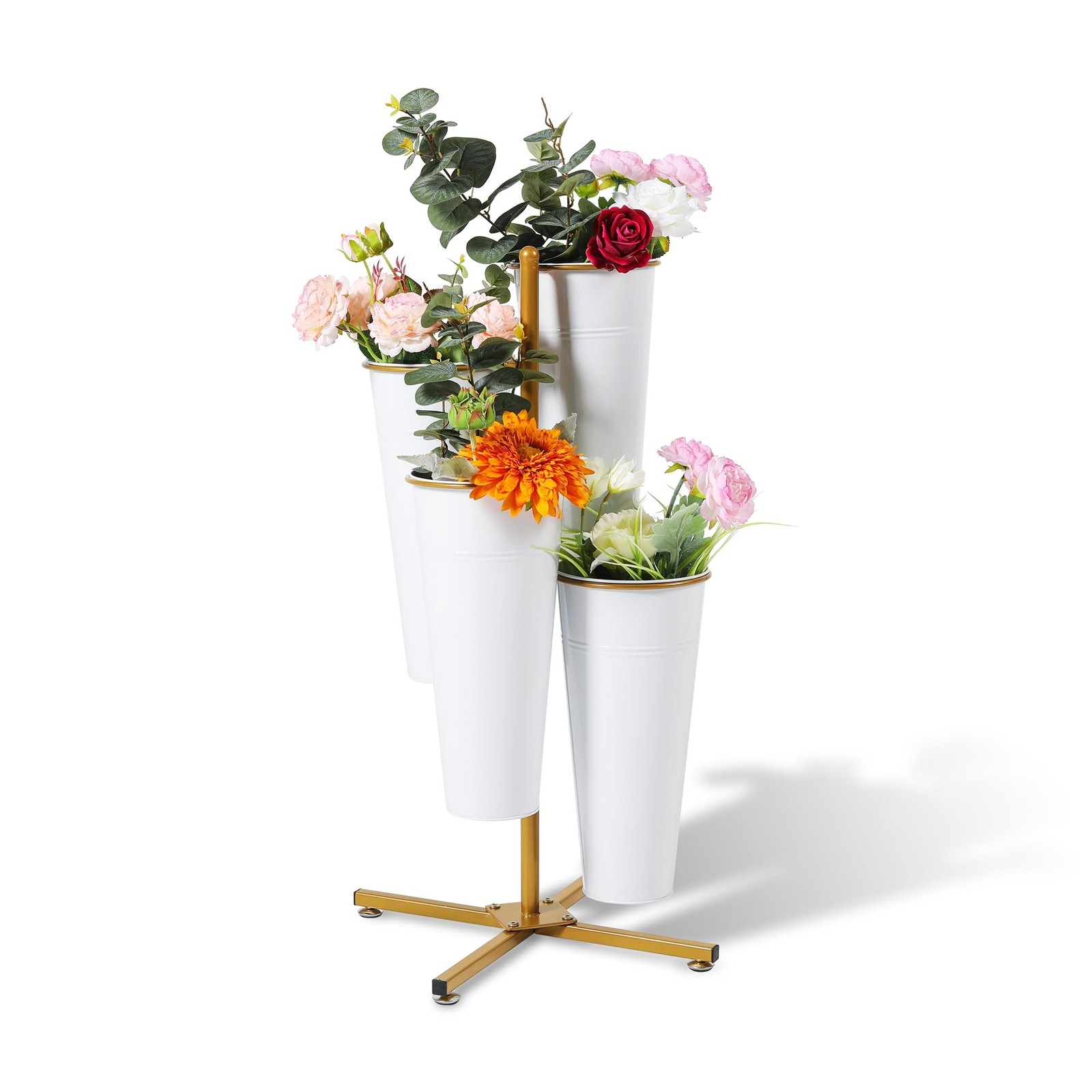Flower Bar Stand Metal Freestanding Display Stand for Wedding