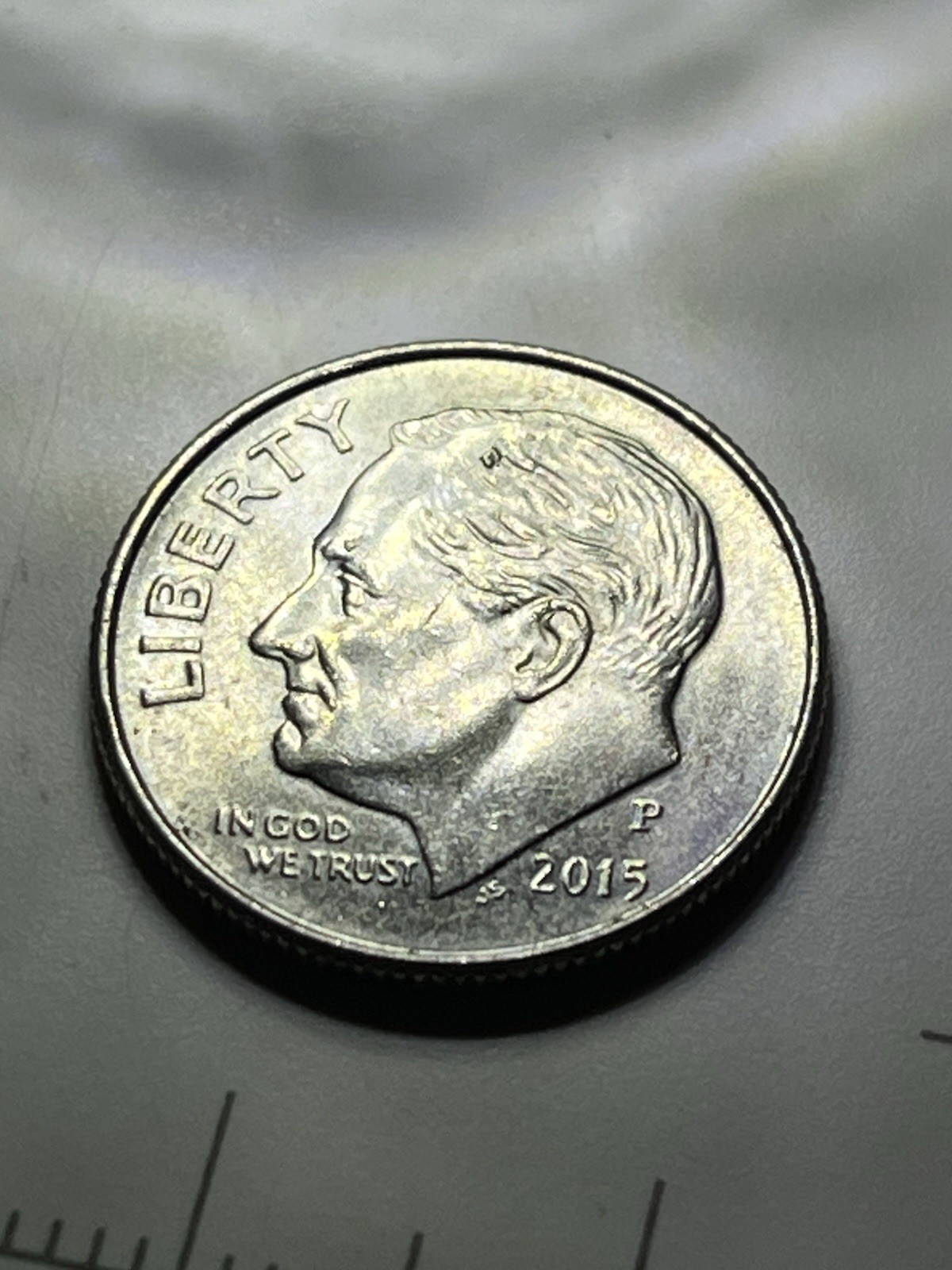 2015 P Dime With Multiple Errors!!! This Is Definitely A Gem. 🔥 See Pics! 😍