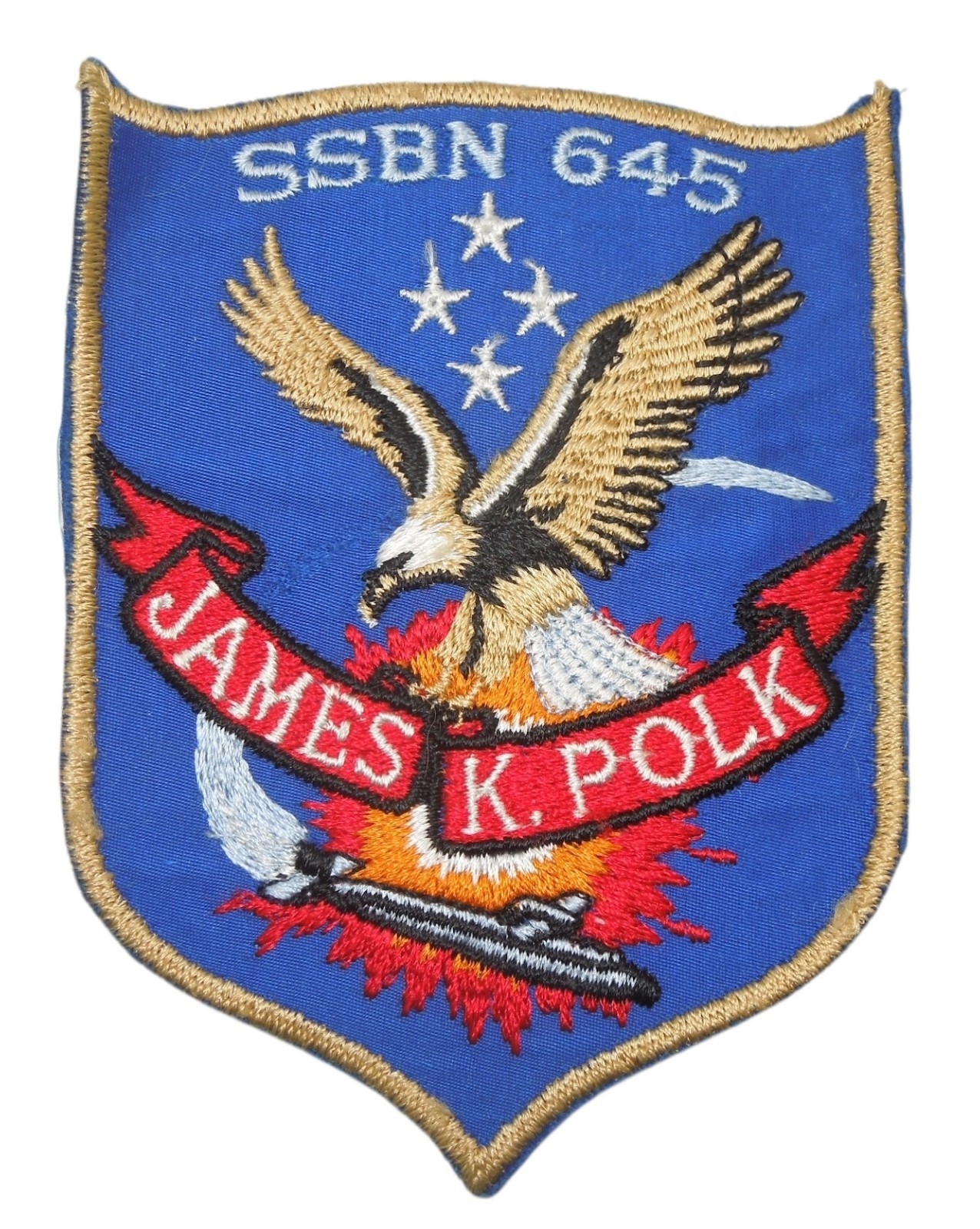 Vietnam War US Navy USS James K. Polk SSBN-645 Nuclear Submarine Patch R10