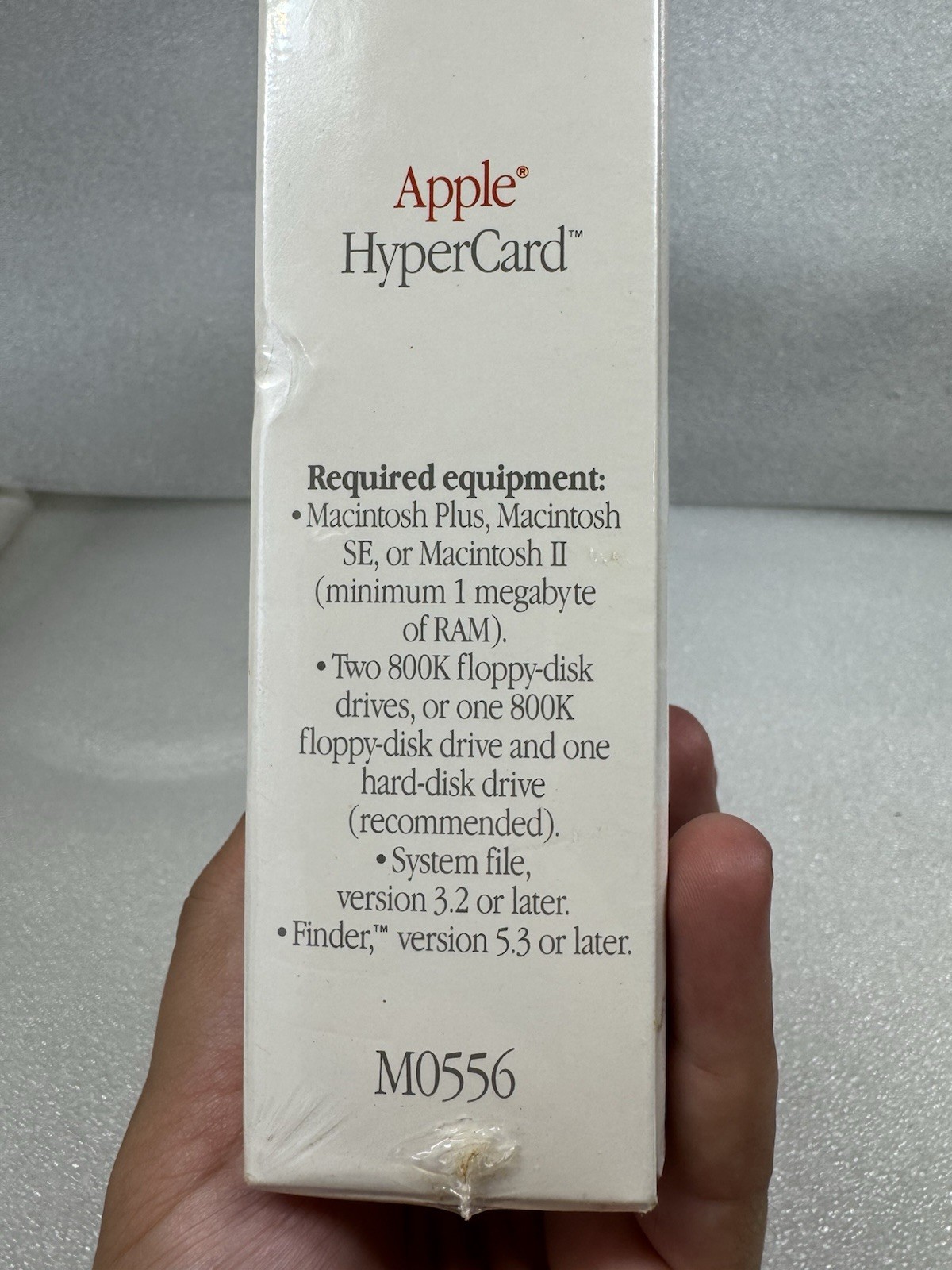 1987 Macintosh Apple Hypercard Software Model M0556 - NEW SEALED!