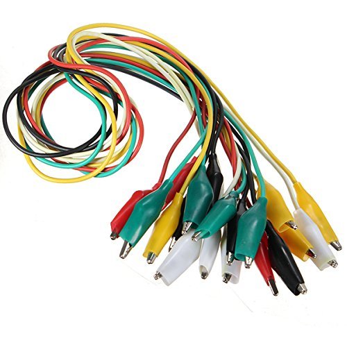 10pcs Double-ended Crocodile Clips Cable Alligator Clips Wire testing wire