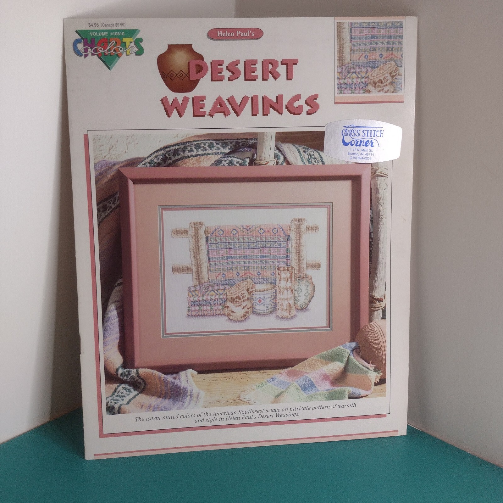 Desert Weavings By Helen Paul Cross Stitch Leaflet Pattern