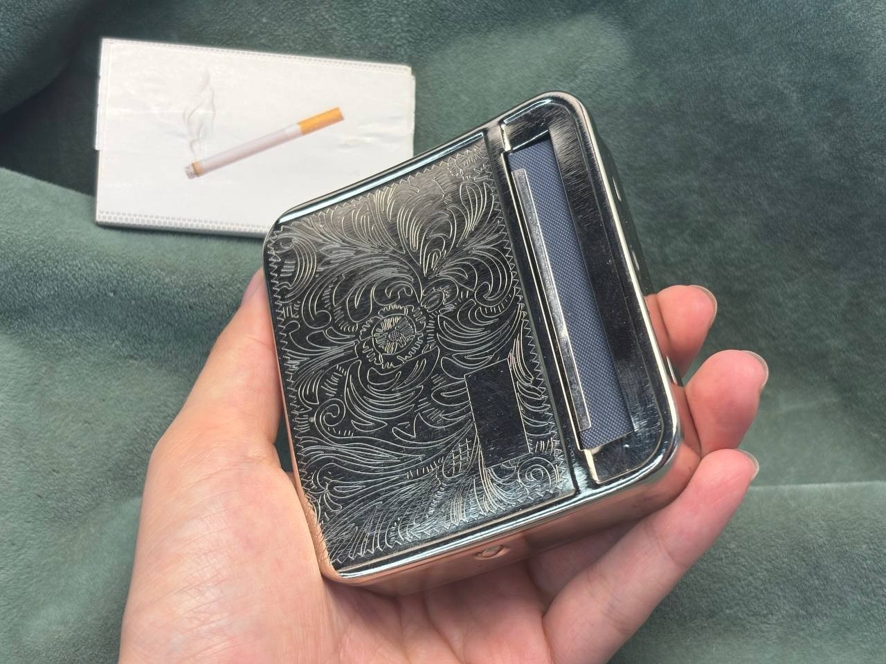 Mini case for making cigarettes, USSR, cigarette rolling machine, 1980
