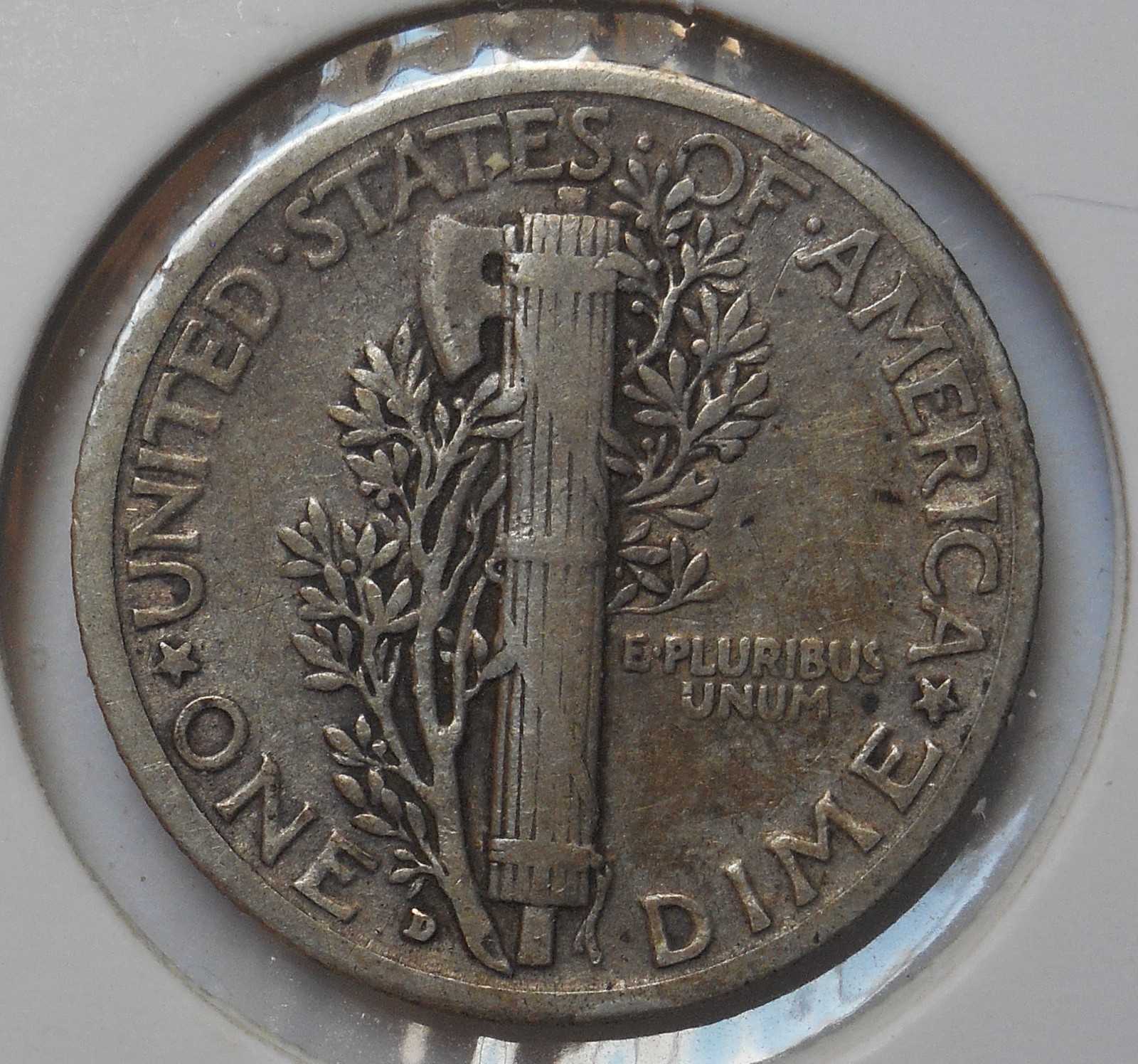 1931-d . Mercury Dime . VF+ . Very Fine . Silver .