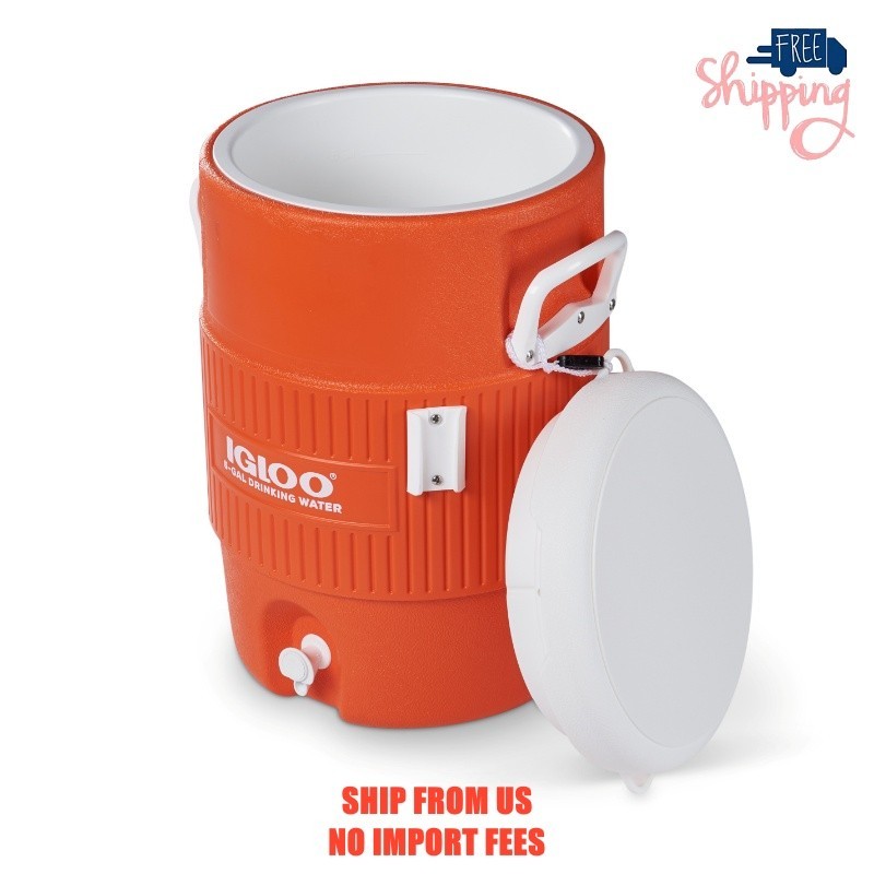 Igloo 5 Gallon Heavy-Duty Beverage Cooler, Orange