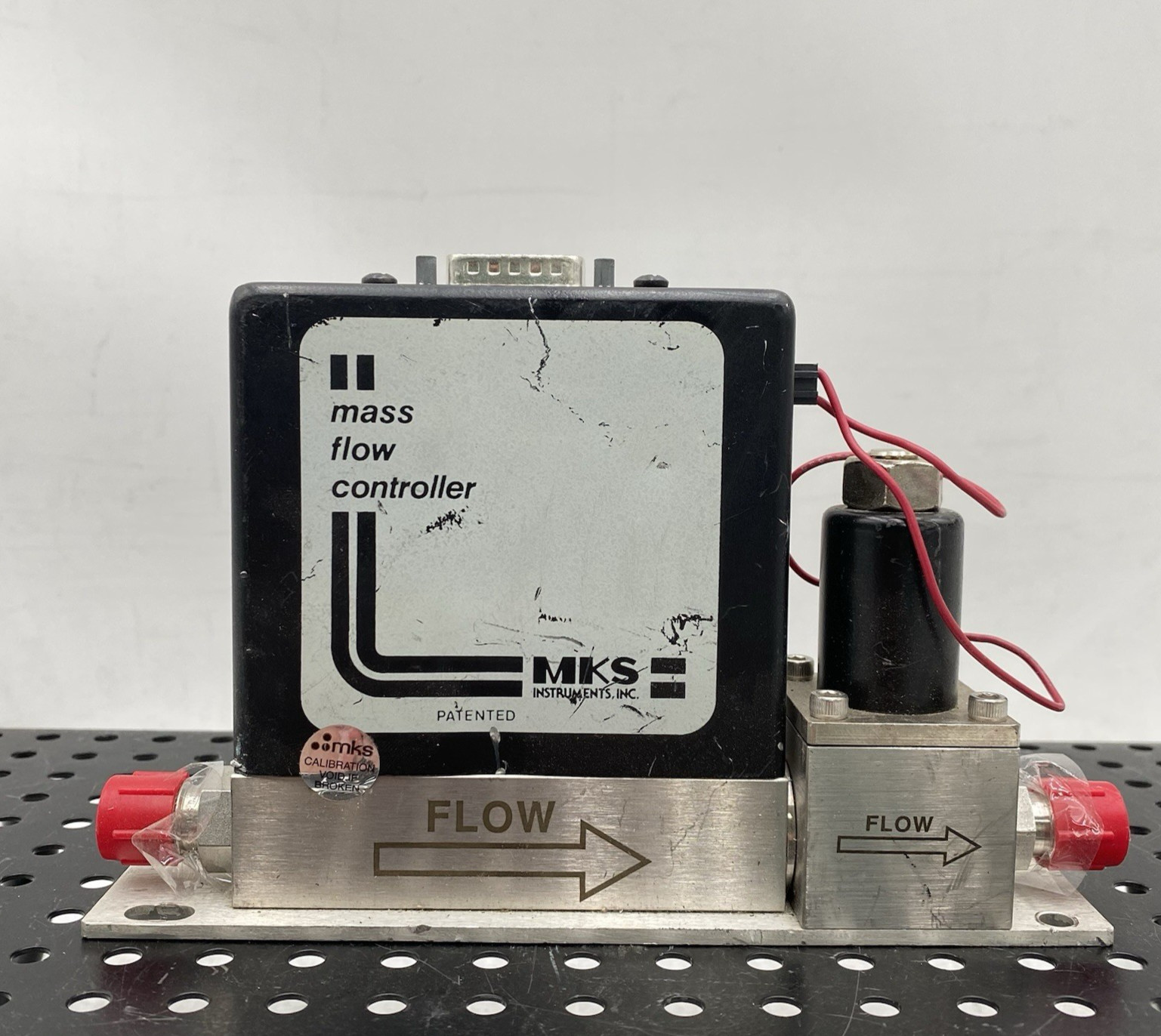 MKS MASS FLOW CONTROLLER 1259C-02000GV-SPCAL RANGE 2000 SCCM GAS H2