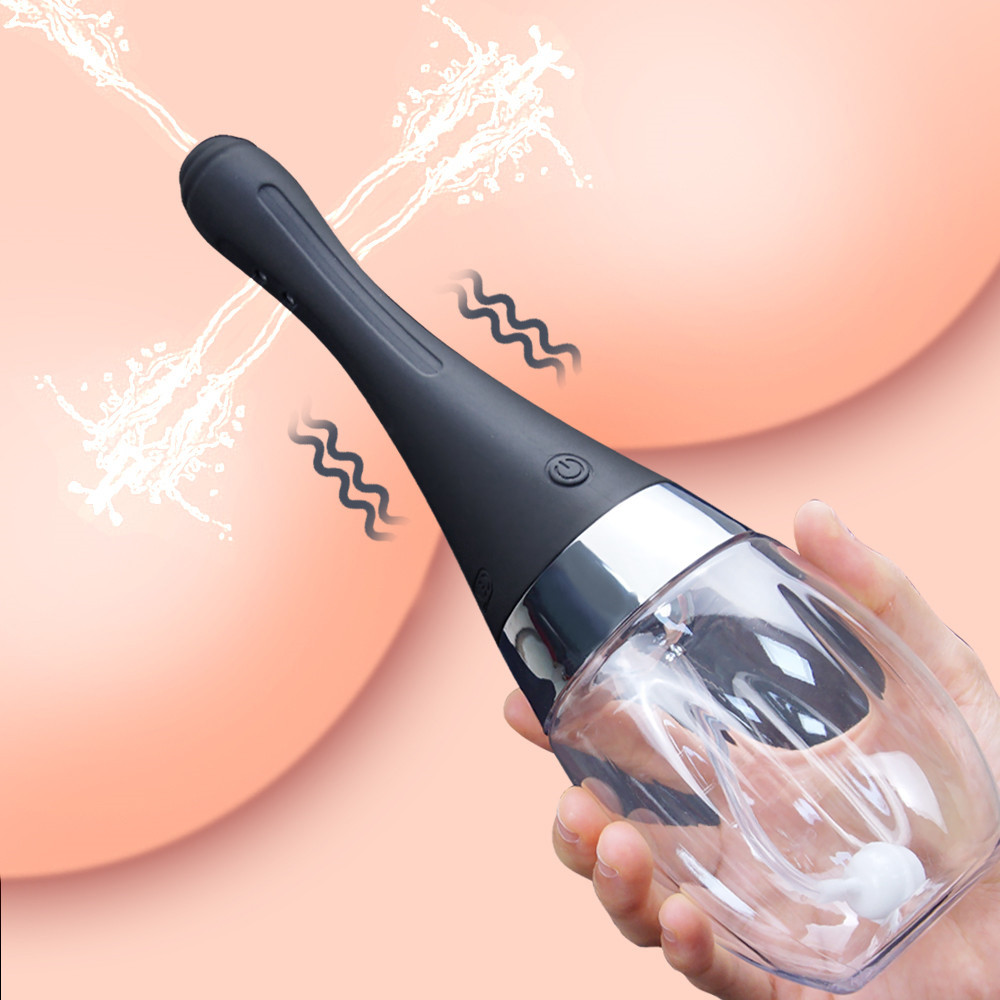 Electric Enema Anal Vaginal Irrigator Enemator Douche Cleaner Cleaning Washing