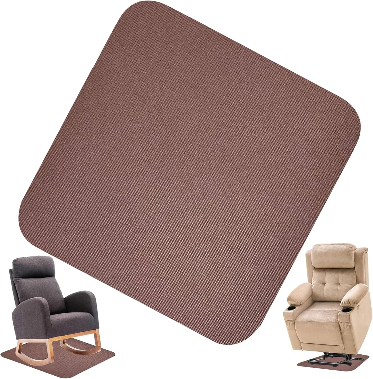 Recliner Pads Non-Slip Floor Protectors Furniture Mats for Hardwood Floors