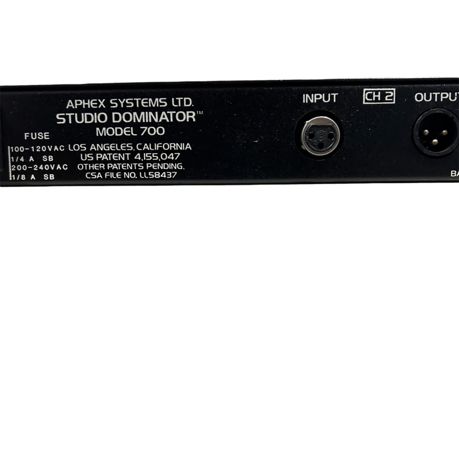 Aphex Systems Ltd. Studio Dominator Model 700 – Stereo Peak Limiter / Processor