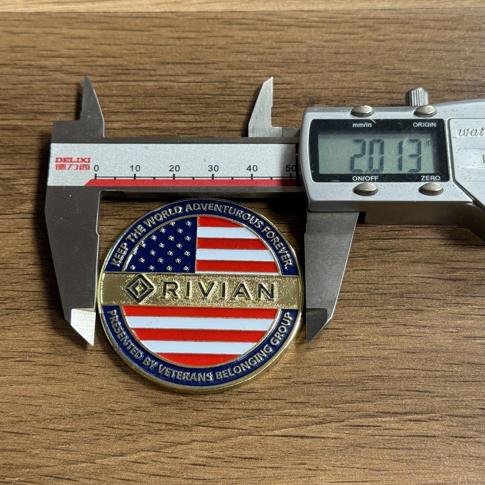 RIVIAN - Keep The World Adventurous Forever Challenge Coin 3#E