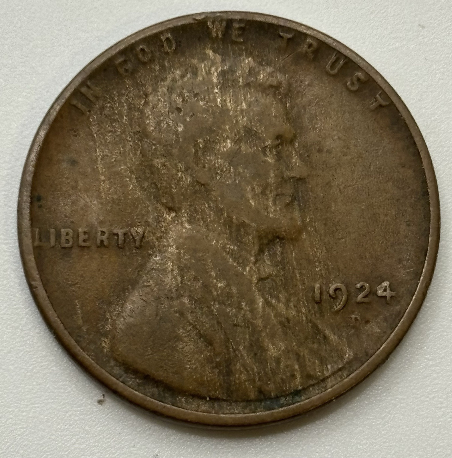 1924 D Lincoln Wheat Cent G/VG X-527