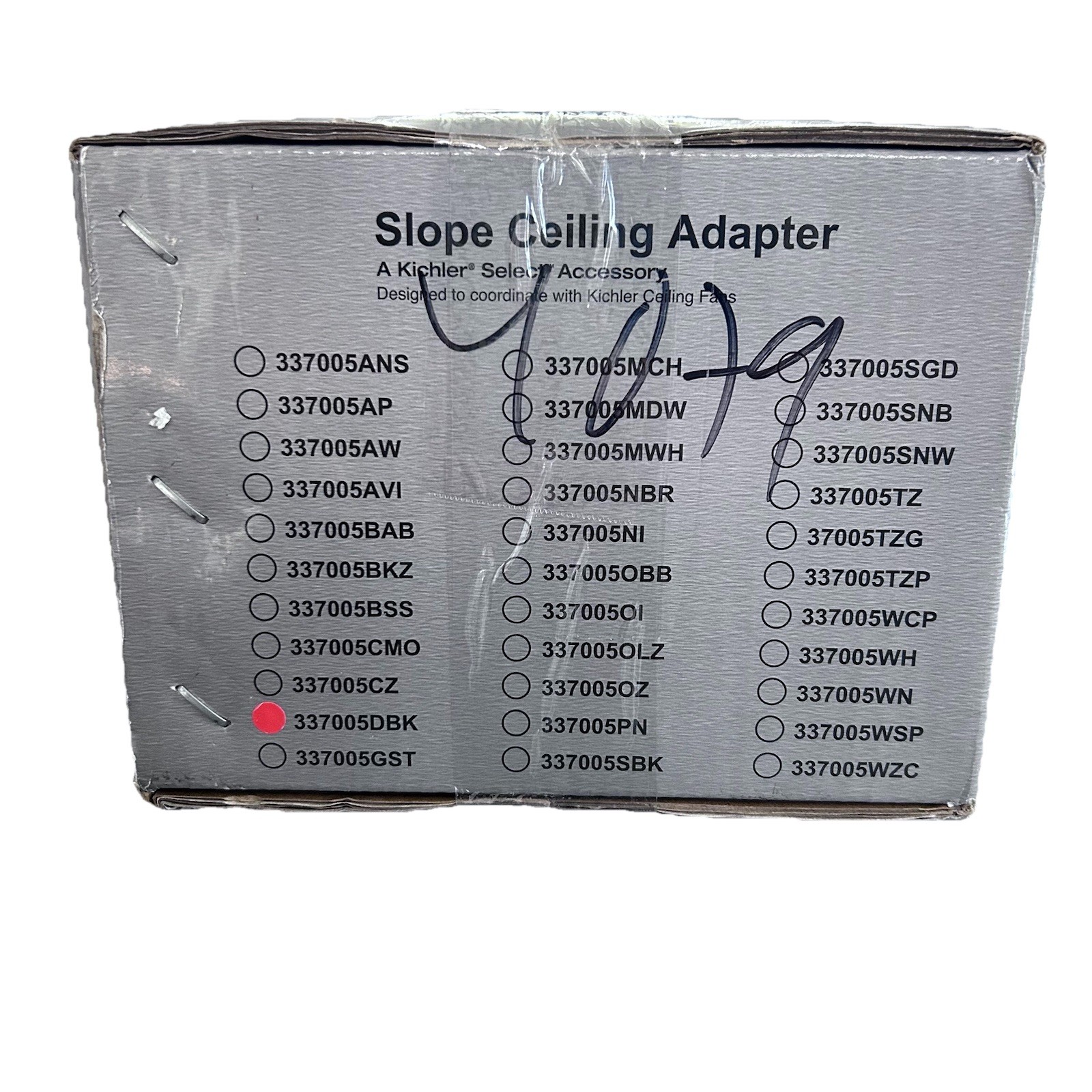 Ceiling Adapter For Fan – New in Box - Black 337005 DBK