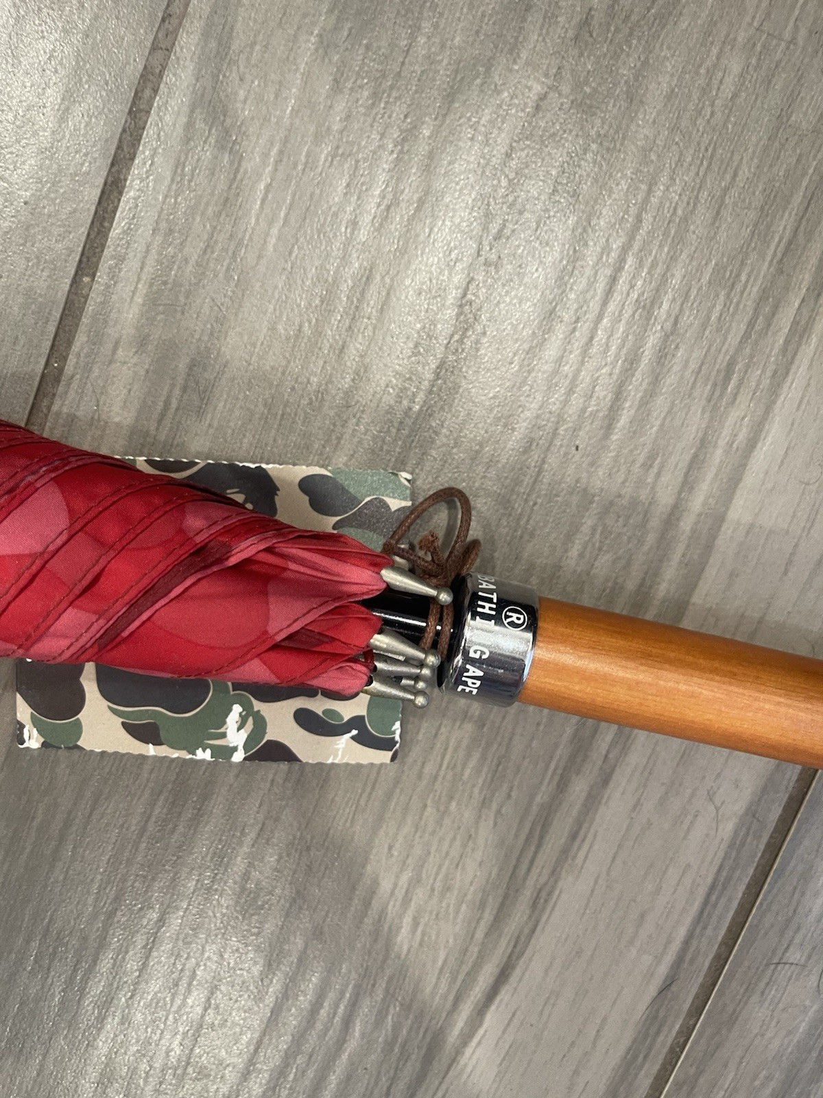 A Bathing Ape Umbrella Red Camo- Authentic
