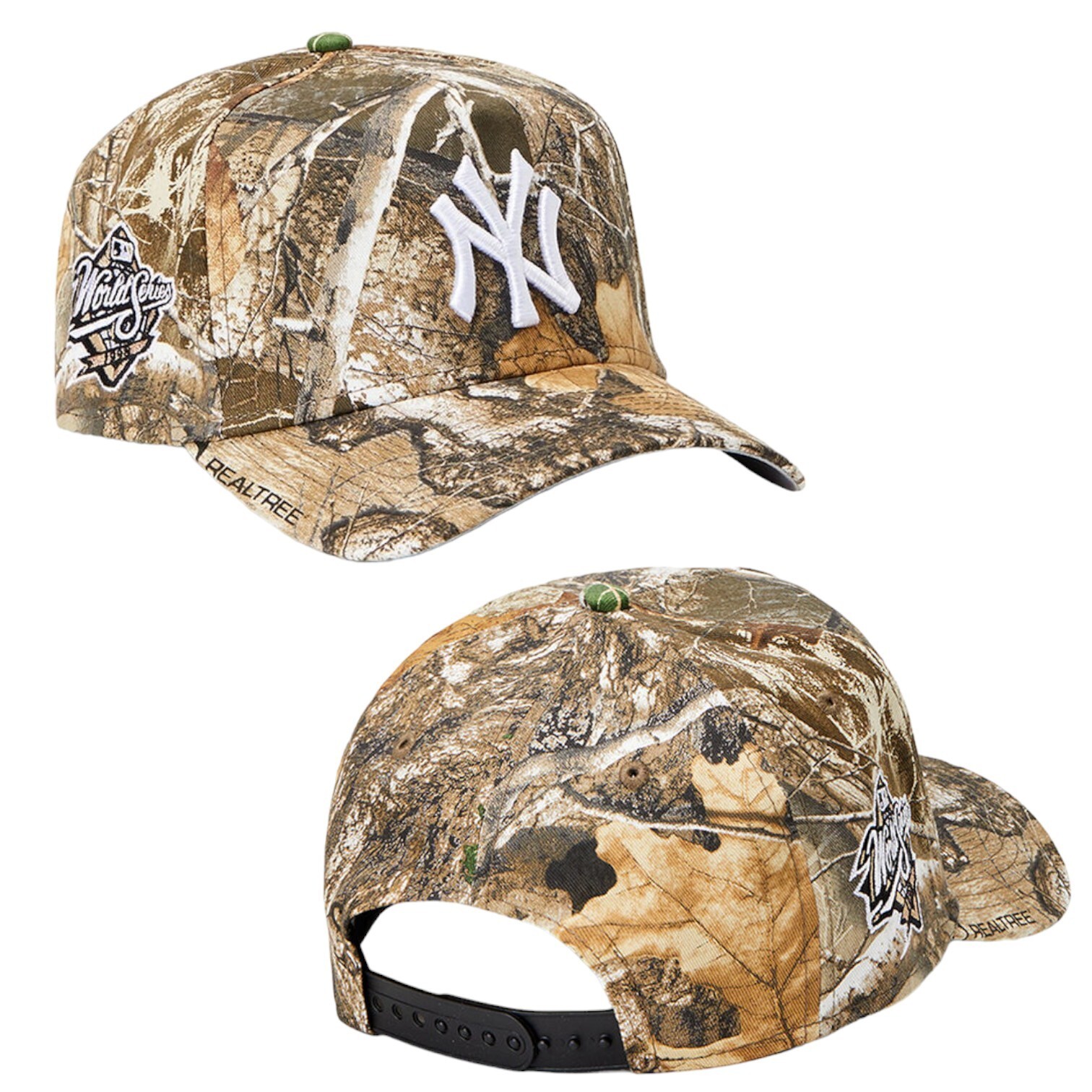 New Era New York Yankees Realtree Camo 9FORTY Snapback Hat 1998 World Series