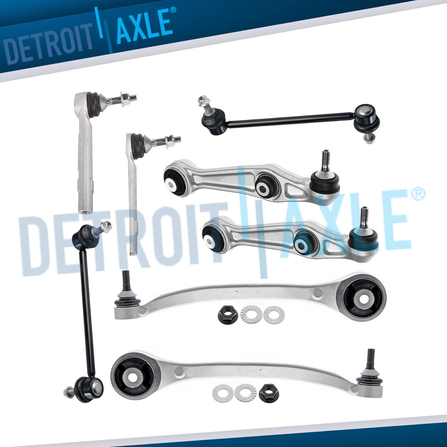 Front Control Arms Ball Joints Tie Rods Sway Bars for 2016 - 2021 Tesla Model X
