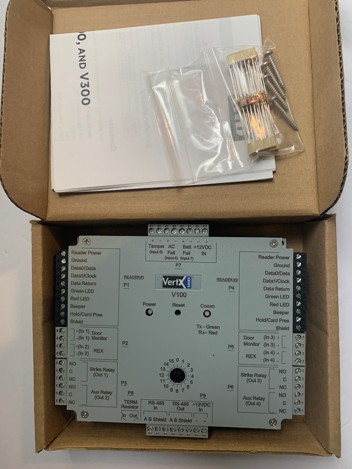HID VertX V100 Door/ Dual Reader Interface Access Card Controller-