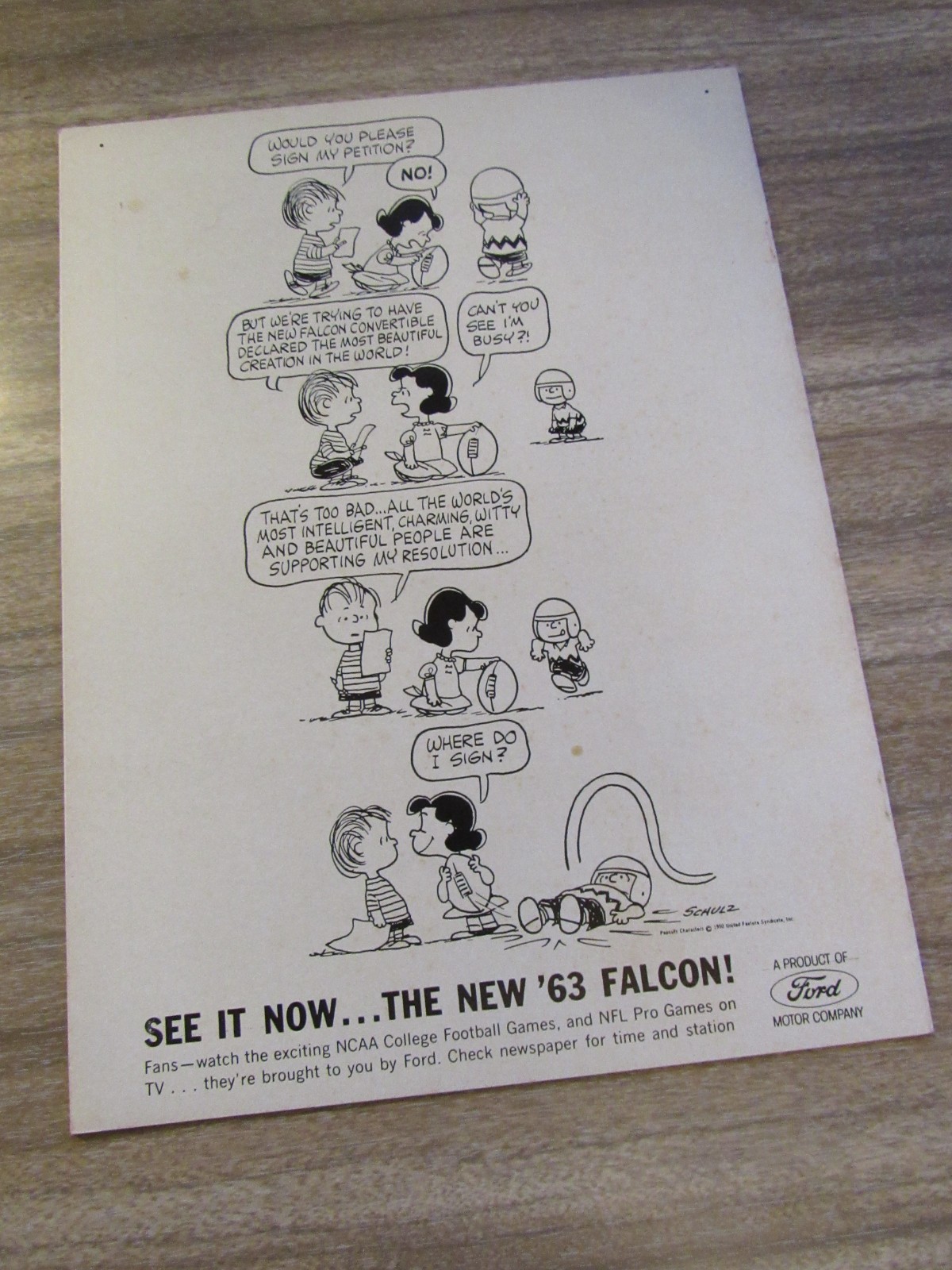 1962 Football Program Trinity Hilltoppers vs. Amherst