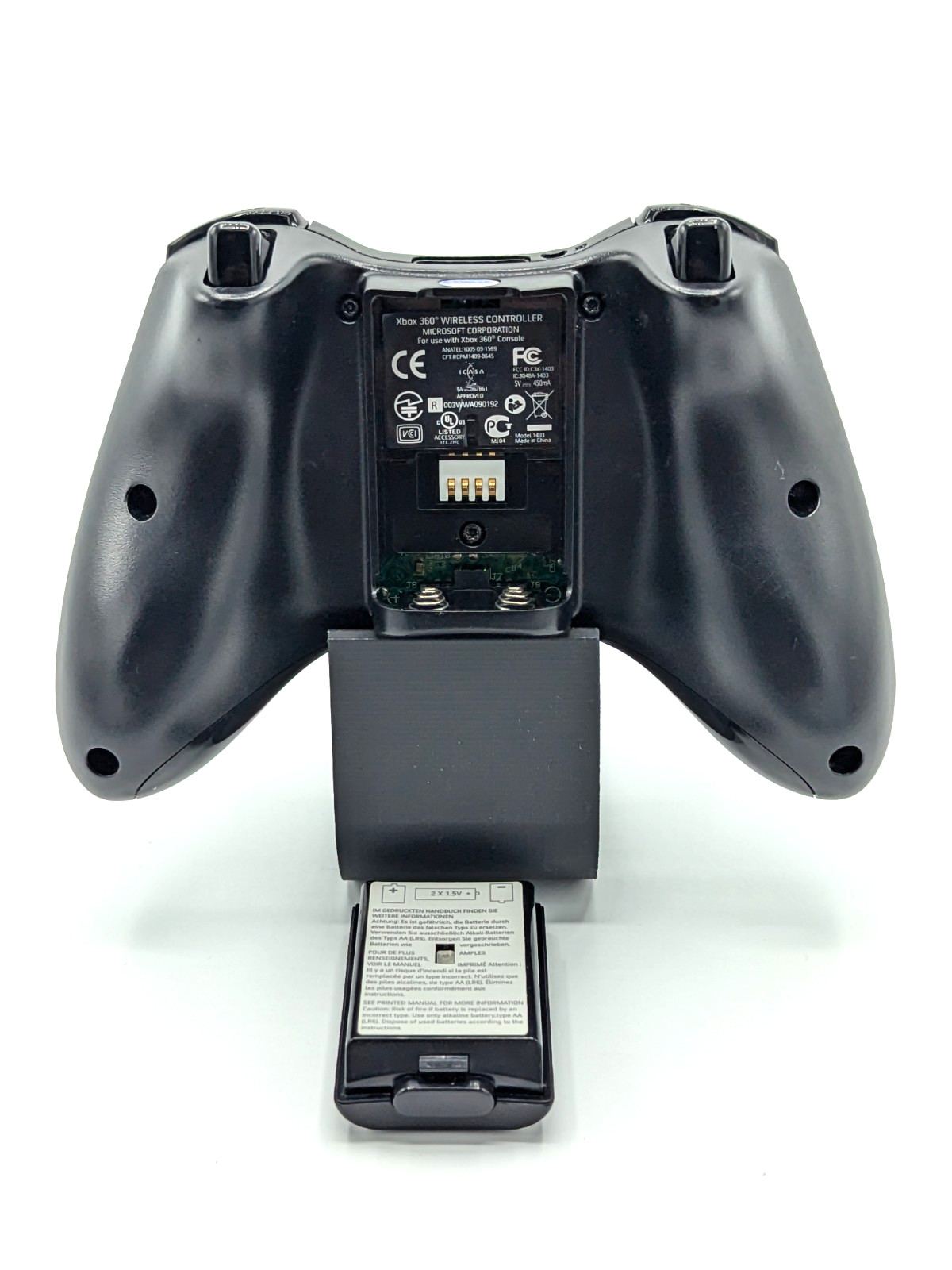 OEM Black Microsoft Xbox 360 Wireless Controller - /w New Hall Effect Joysticks!