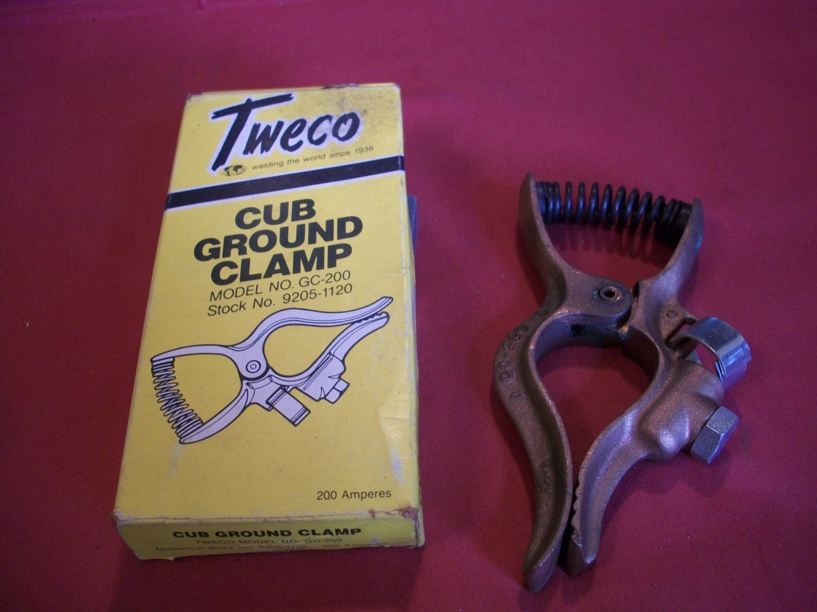 Tweco Cub Ground Clamp #GC-200 / 9205-1120, NIB NOS
