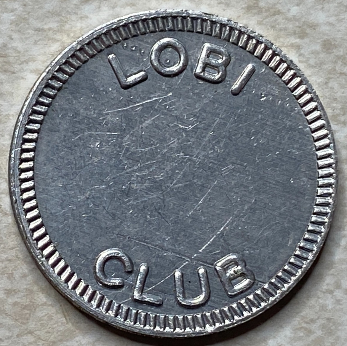 Lobi Club Unknown Anillo Restrike Arcade Token T9005