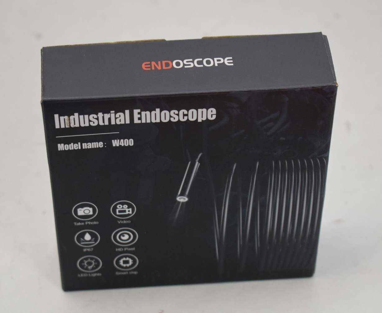 Industrial Endoscope Camera with Light 1920P HD Borescope 8-in-1 Interface