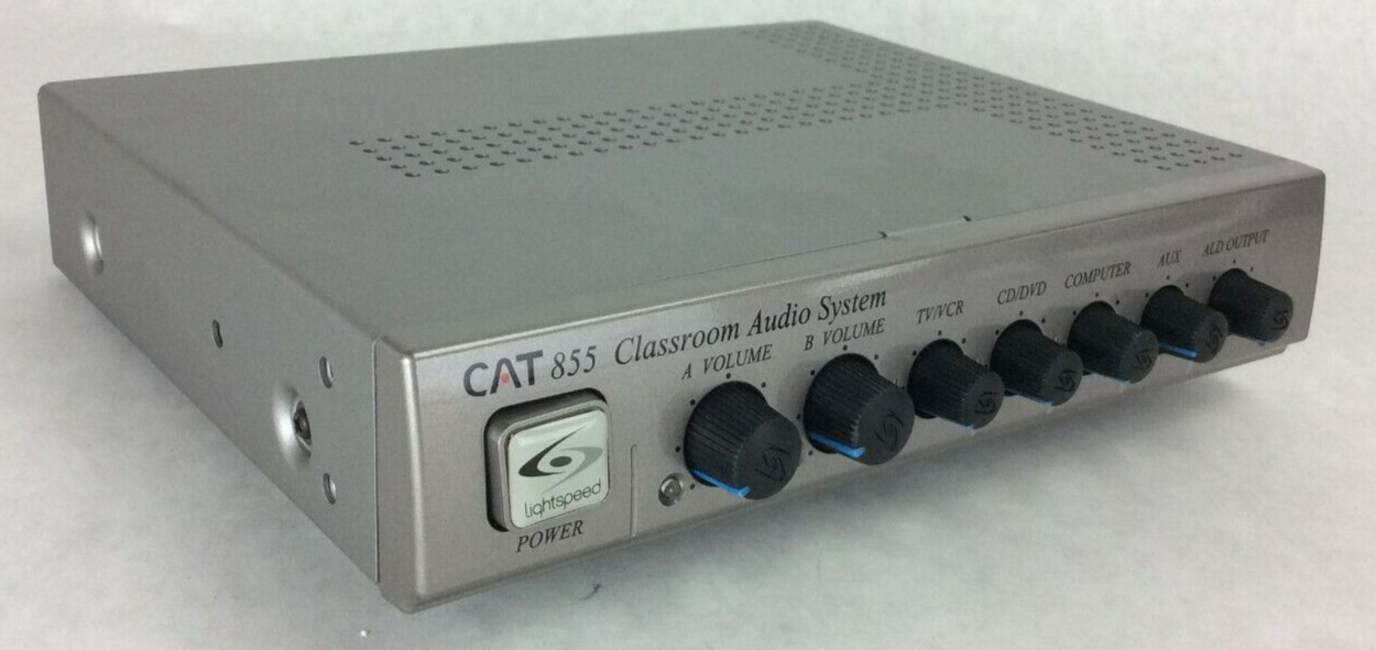 Lightspeed AMP-855 CAT855 Classroom Audio System TESTED No Bundled PSU