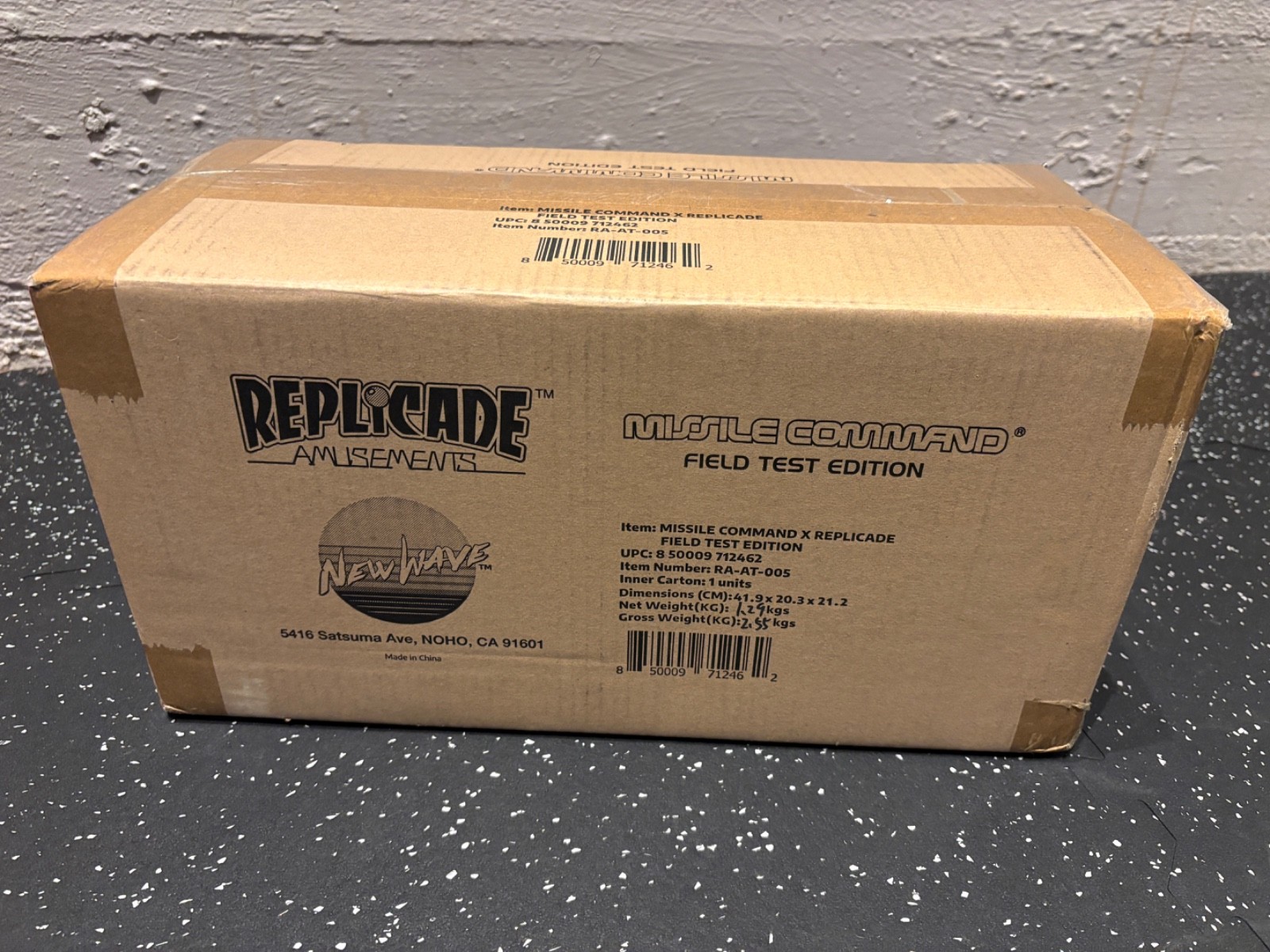 Replicade MISSILE COMMAND - Ltd FIELD TEST EDITION 1/6 Scale 12" Arcade - NEW