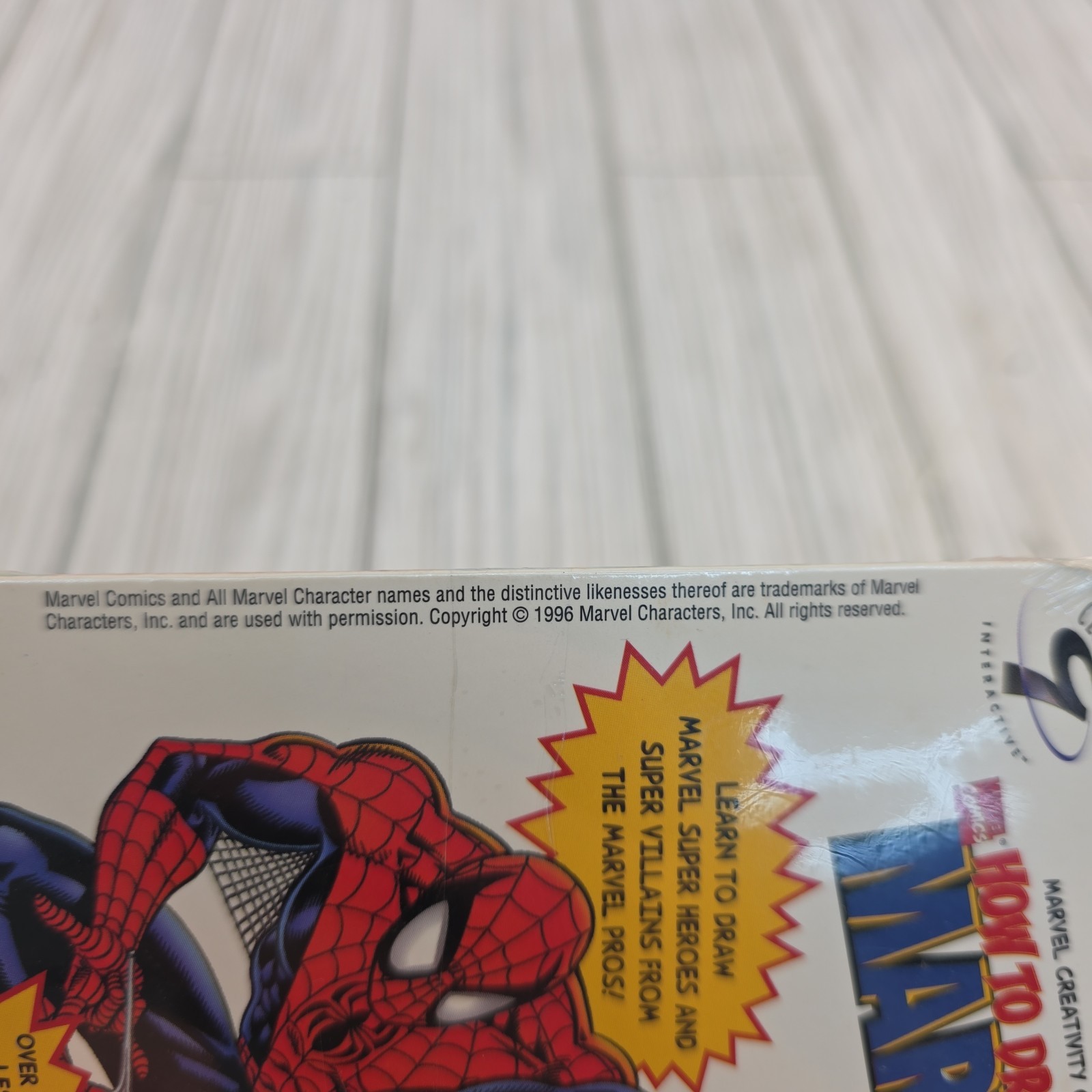 How to Draw the Marvel Way SAMPLER 1996 CD-ROM PC Cloud 9 Dino Finder Comics
