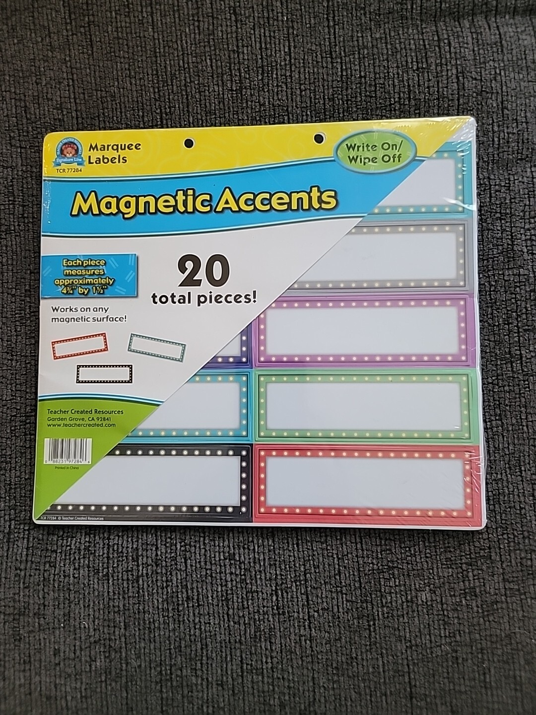 Teacher Created Resources/Magnetic Accents/20pc Labels. New